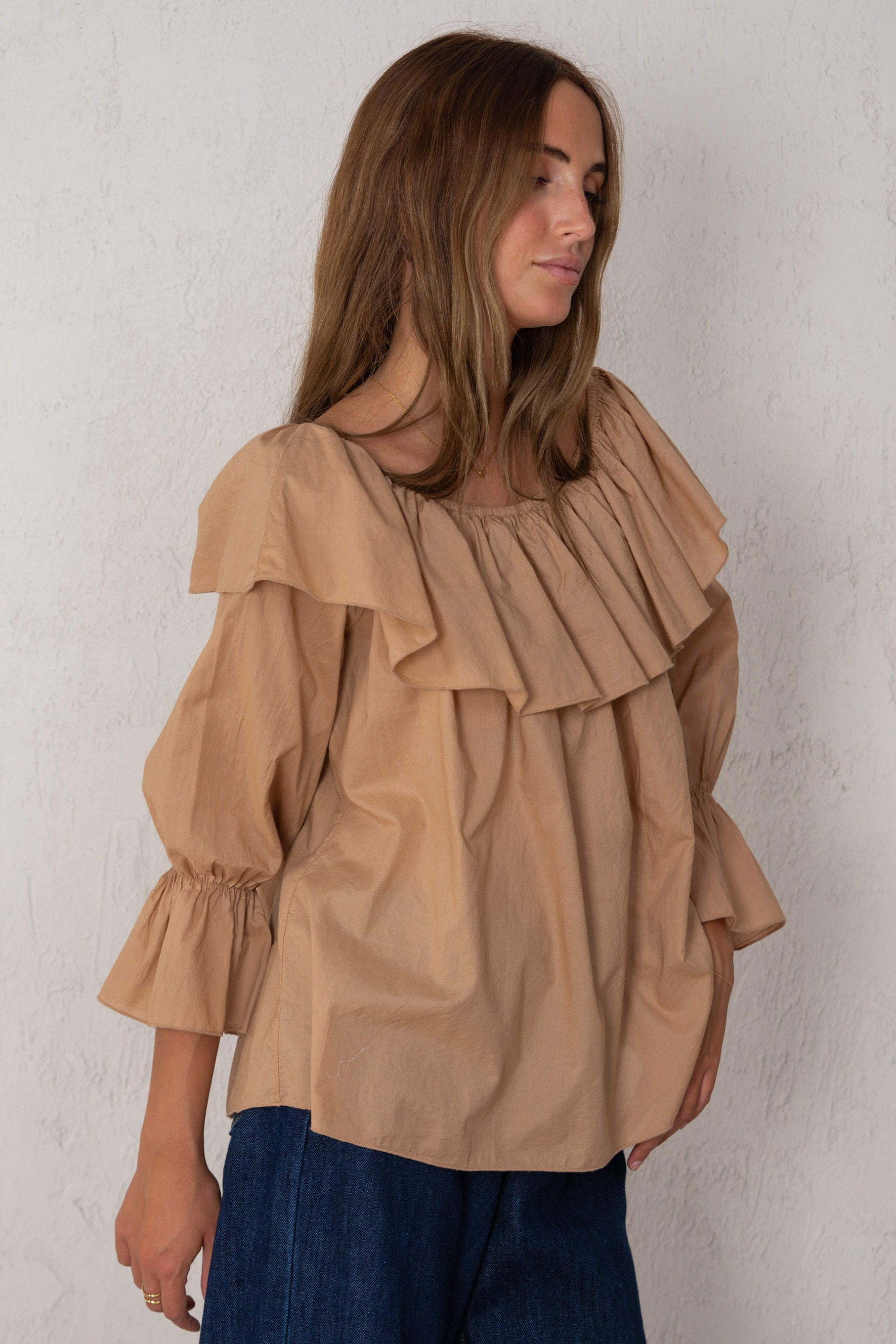 CAMISA OLIMPIA // TEJA CLARO