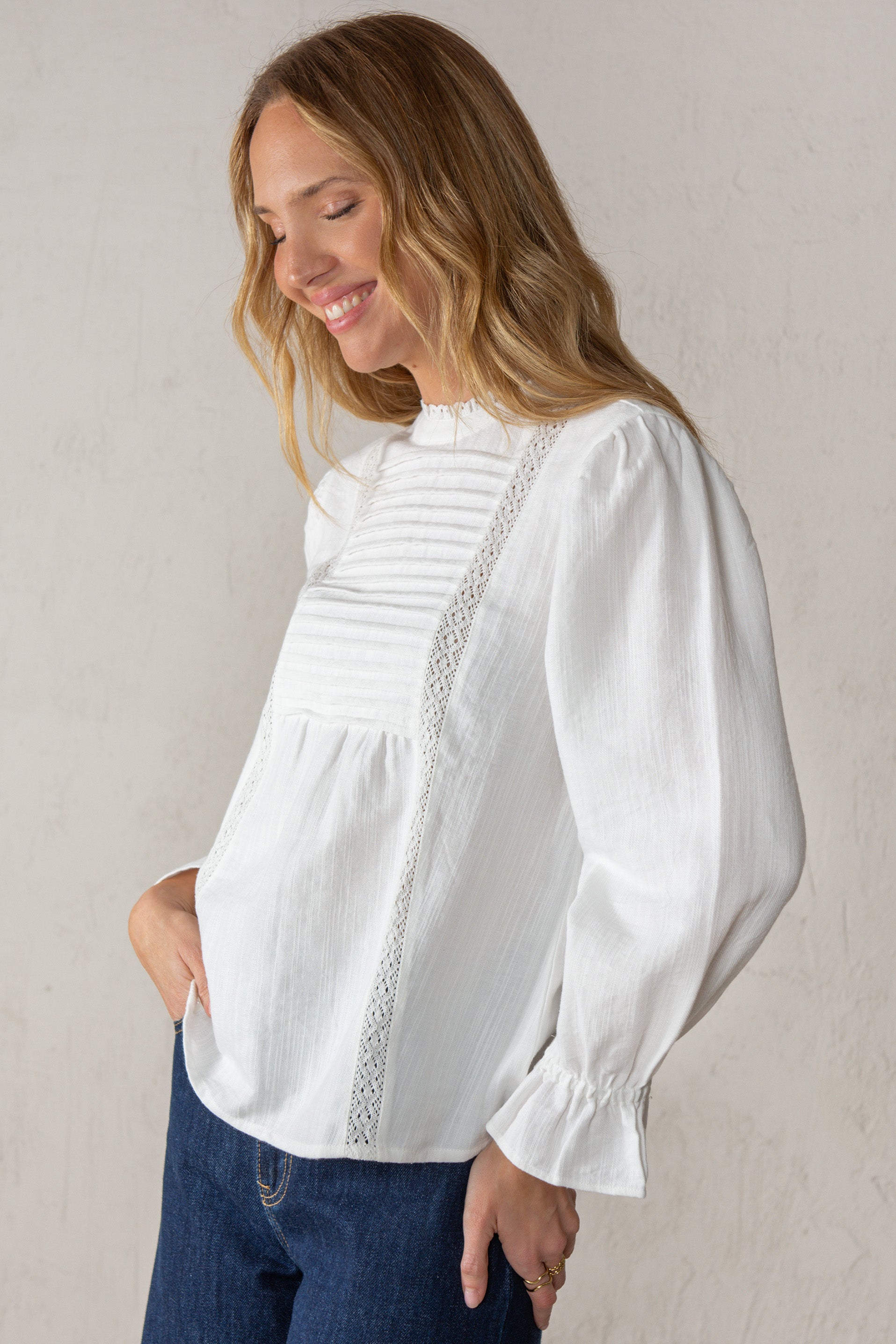 SUSANA SHIRT // WHITE