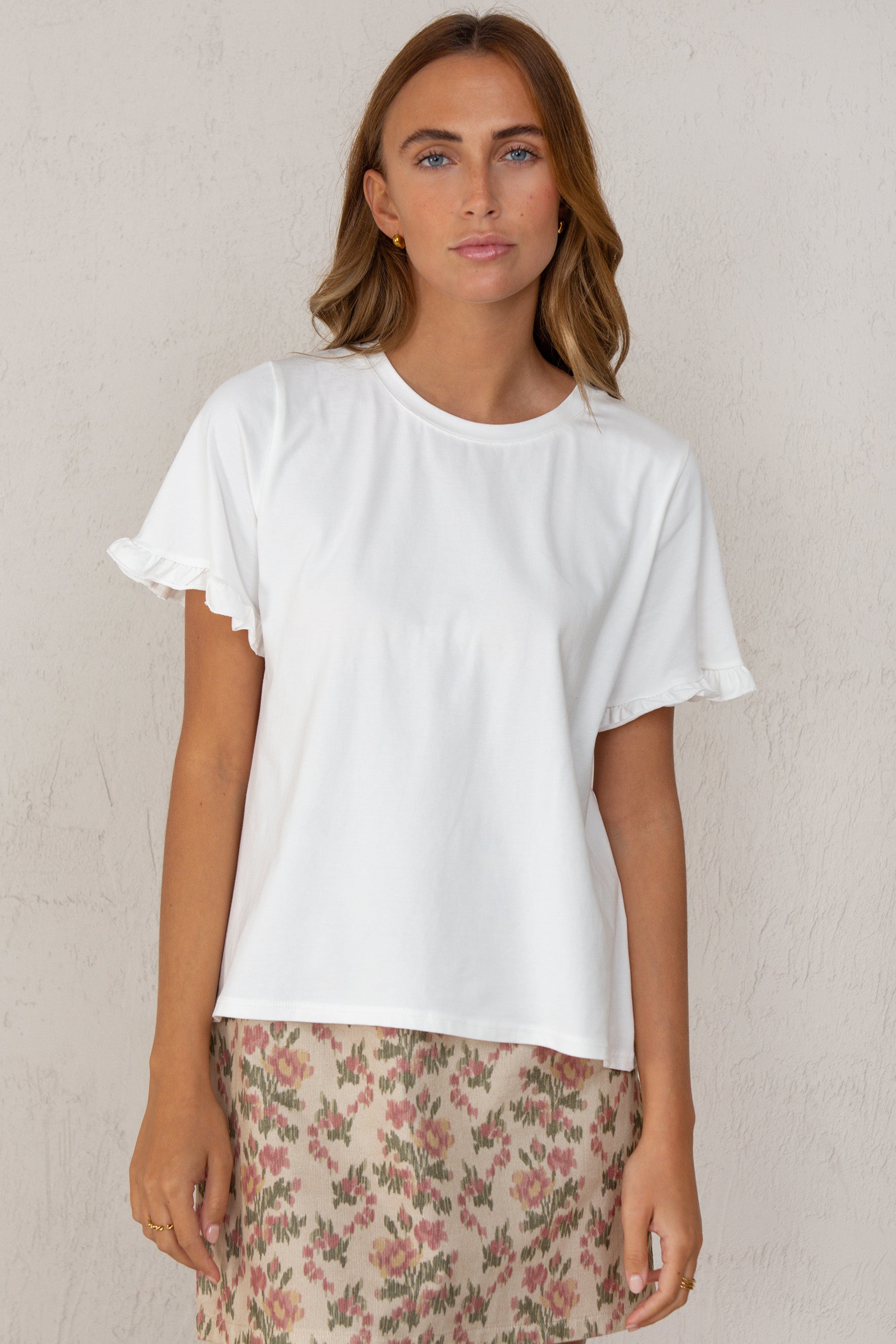 CAMISETA VALENTINA // BLANCO