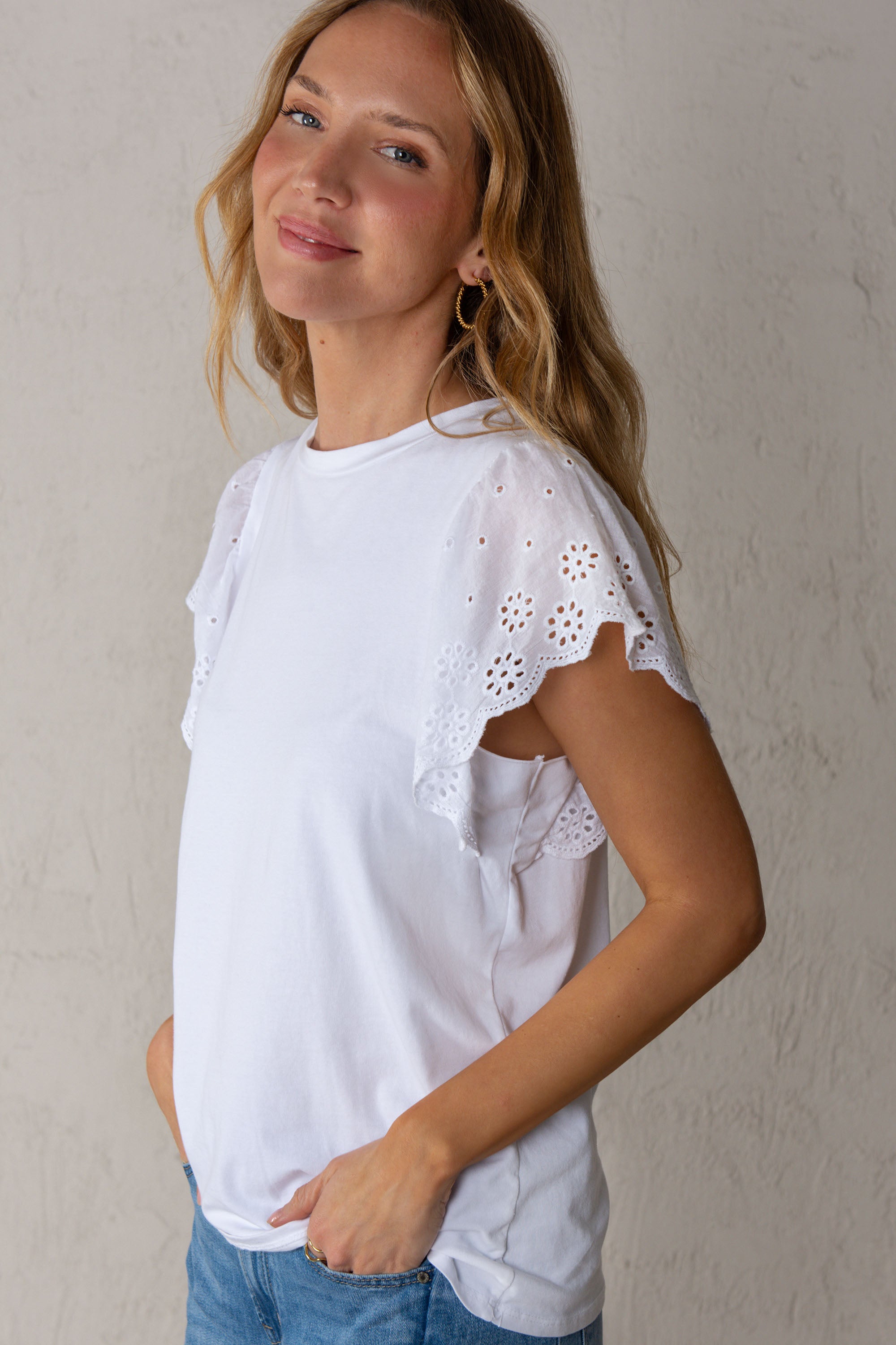 T-SHIRT JULIETA // BLANC