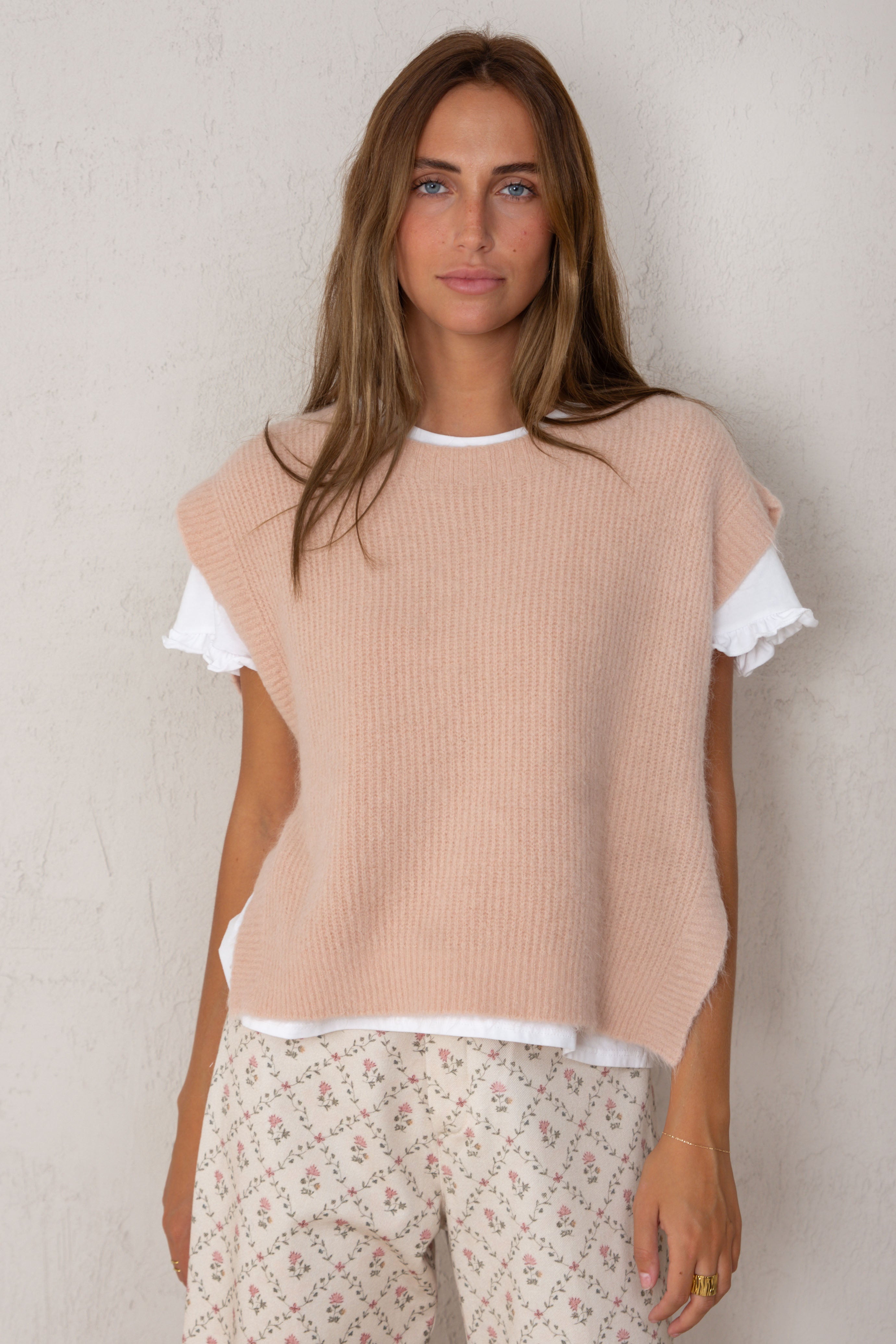 CHALECO ELI // ROSA CLARO