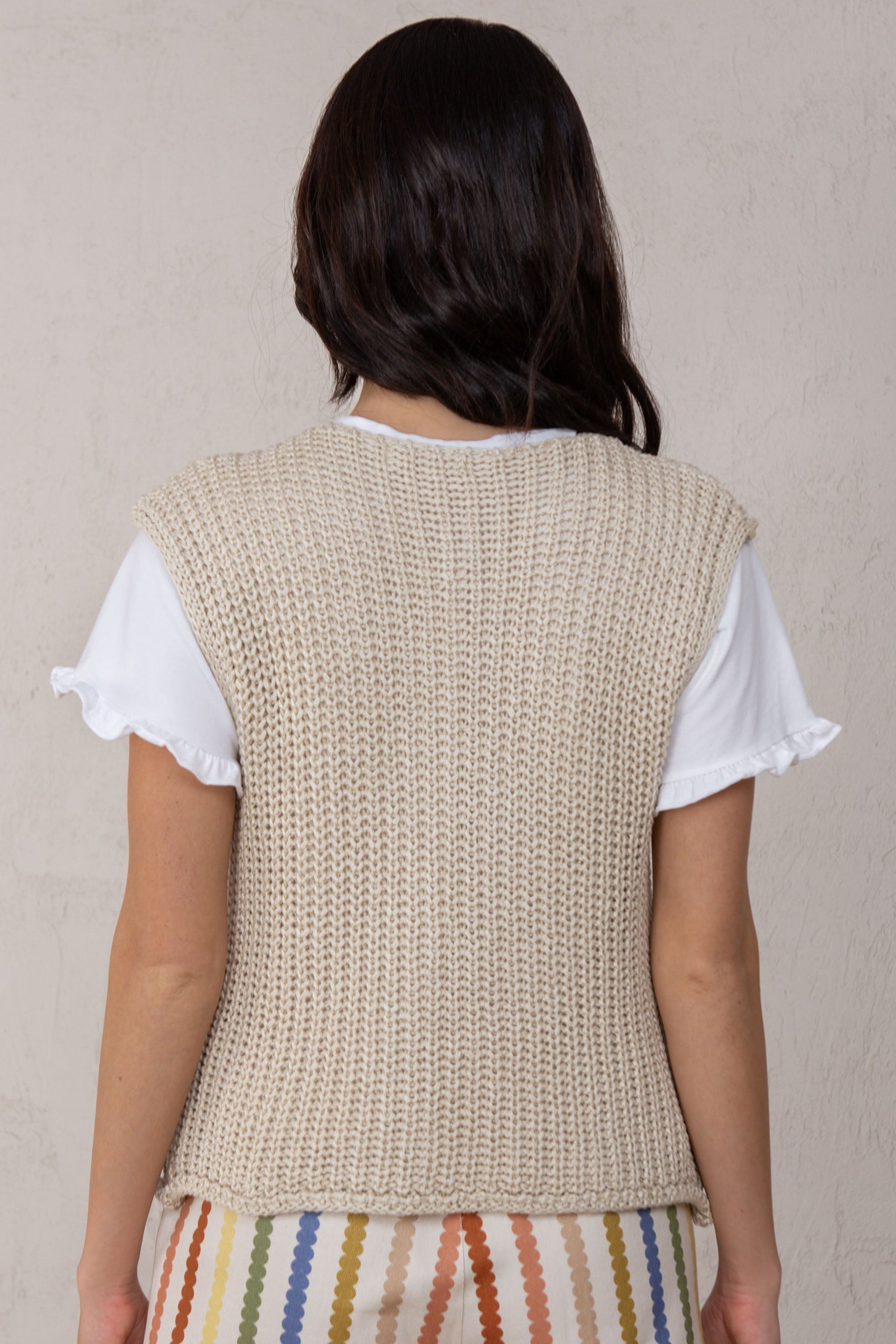 CHALECO LOLA // BEIGE