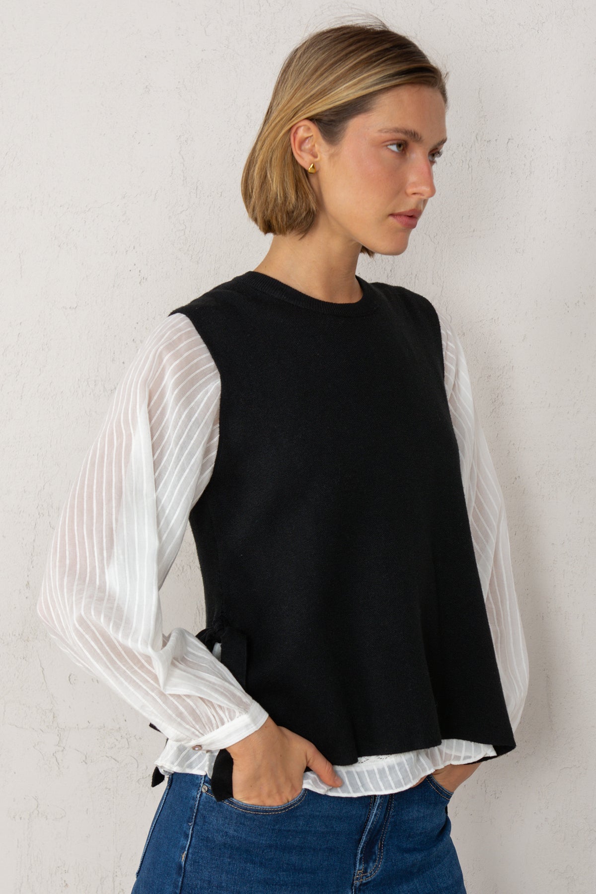 CHALECO JULIETA // NEGRO