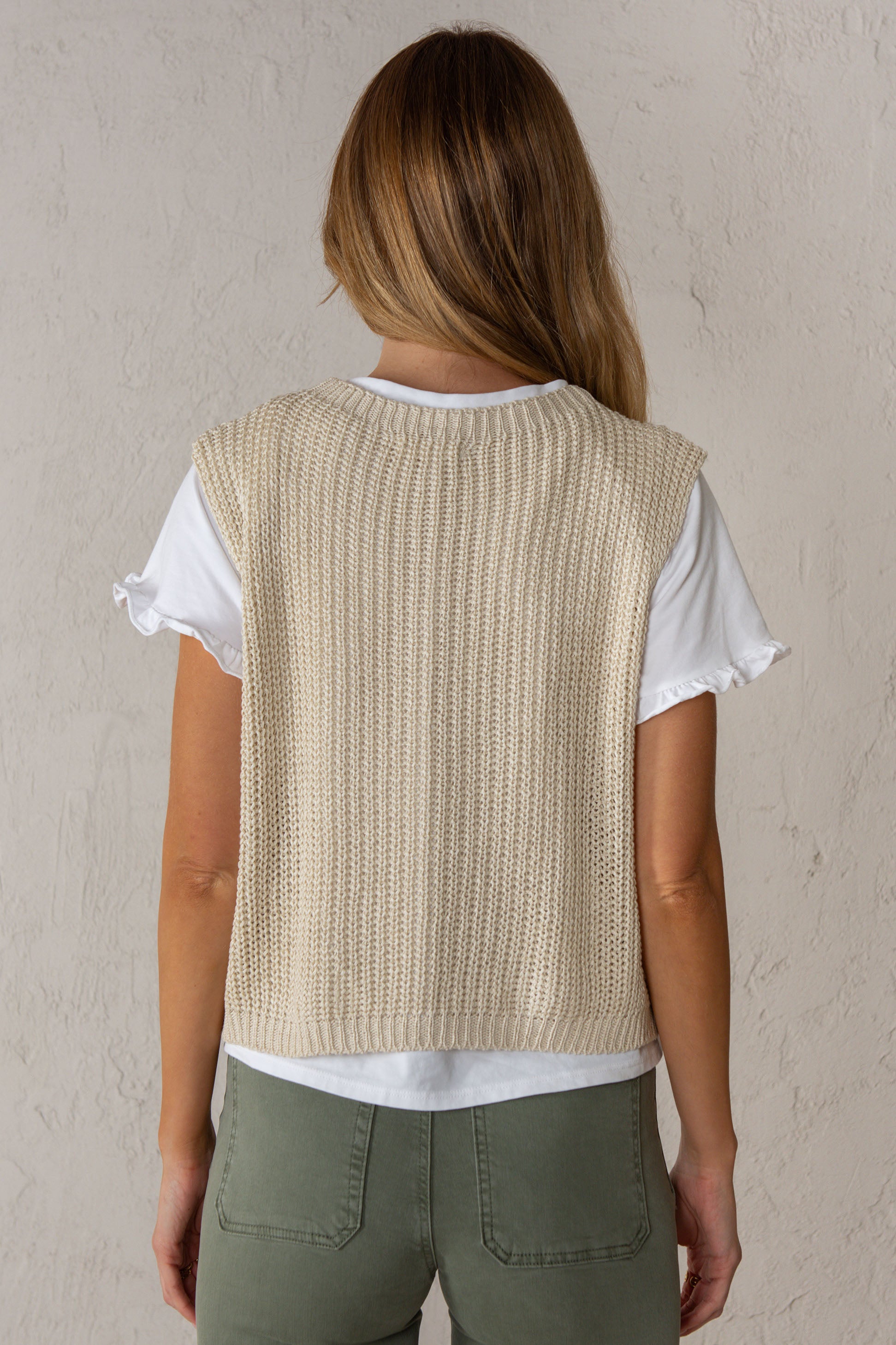 MAR VEST // BEIGE