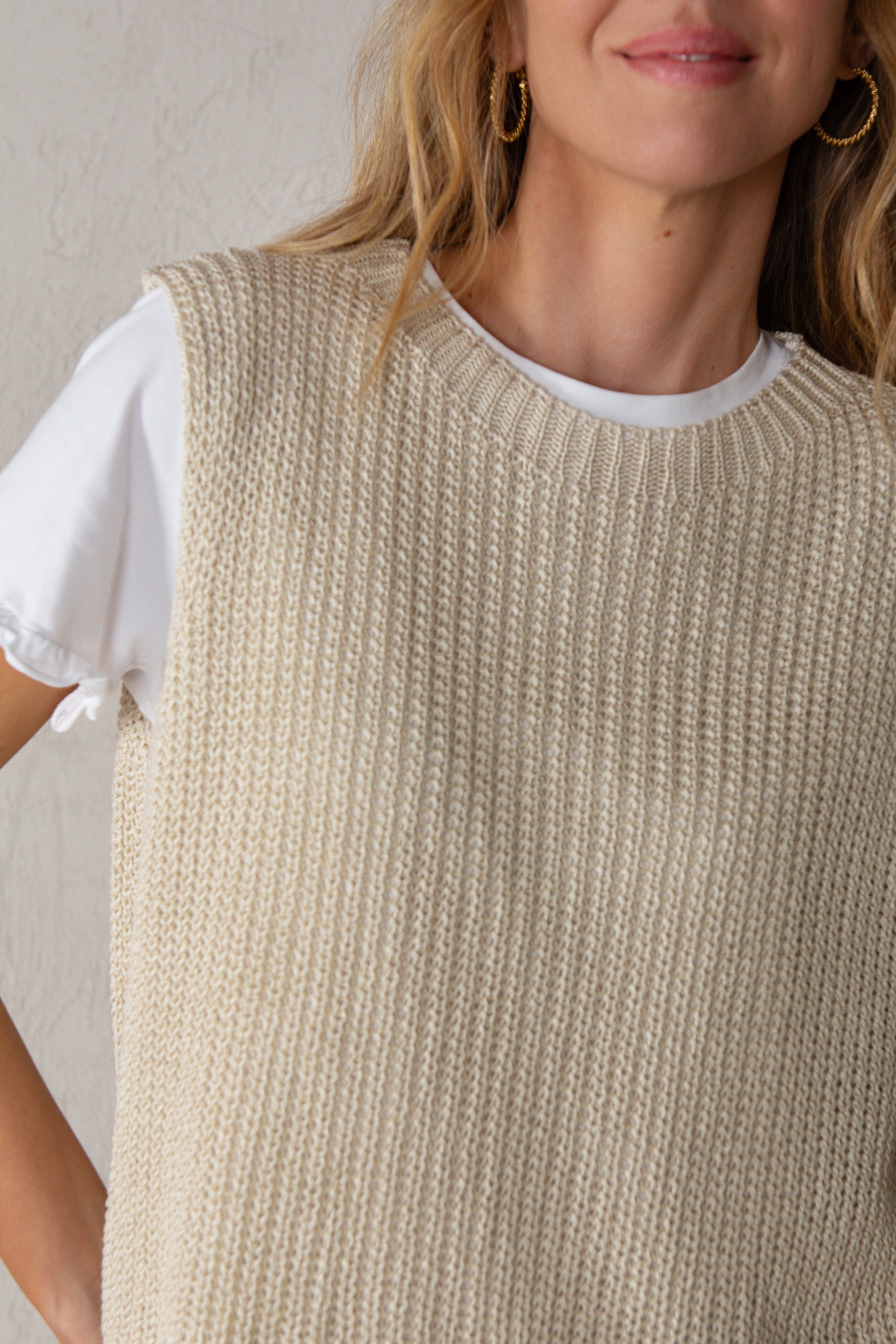 MAR VEST // BEIGE