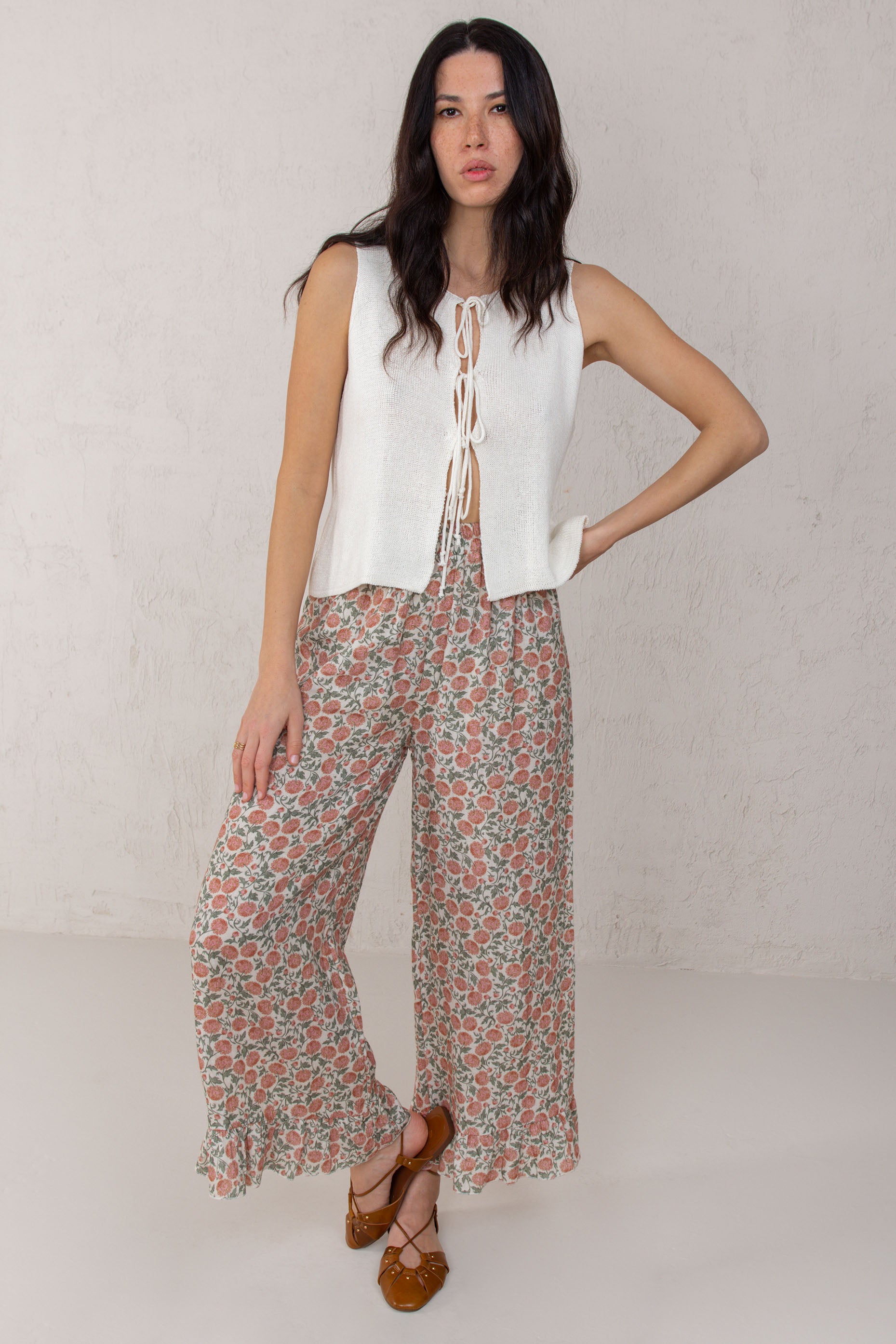 MARÍA VEST // ECRU