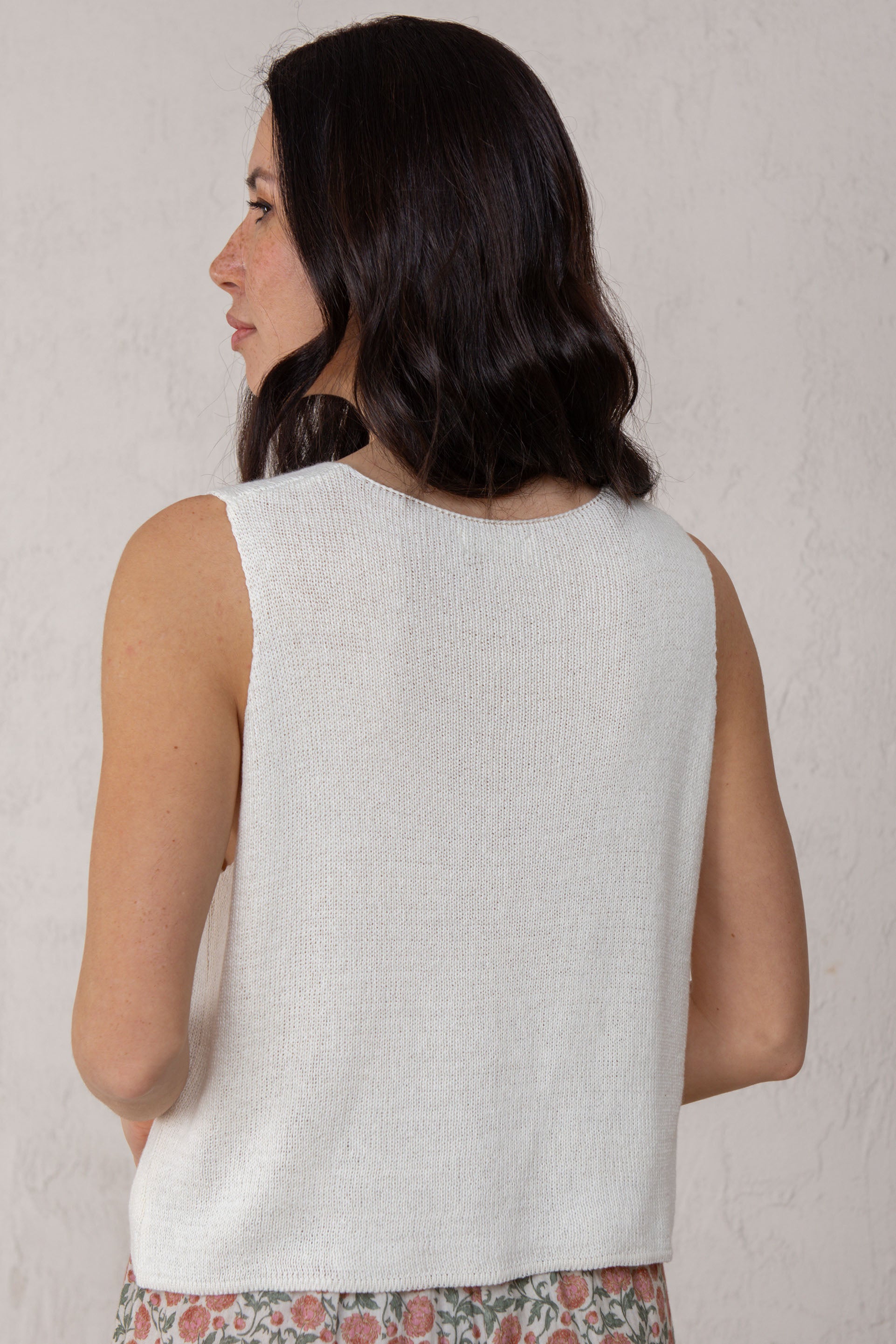 MARÍA VEST // ECRU