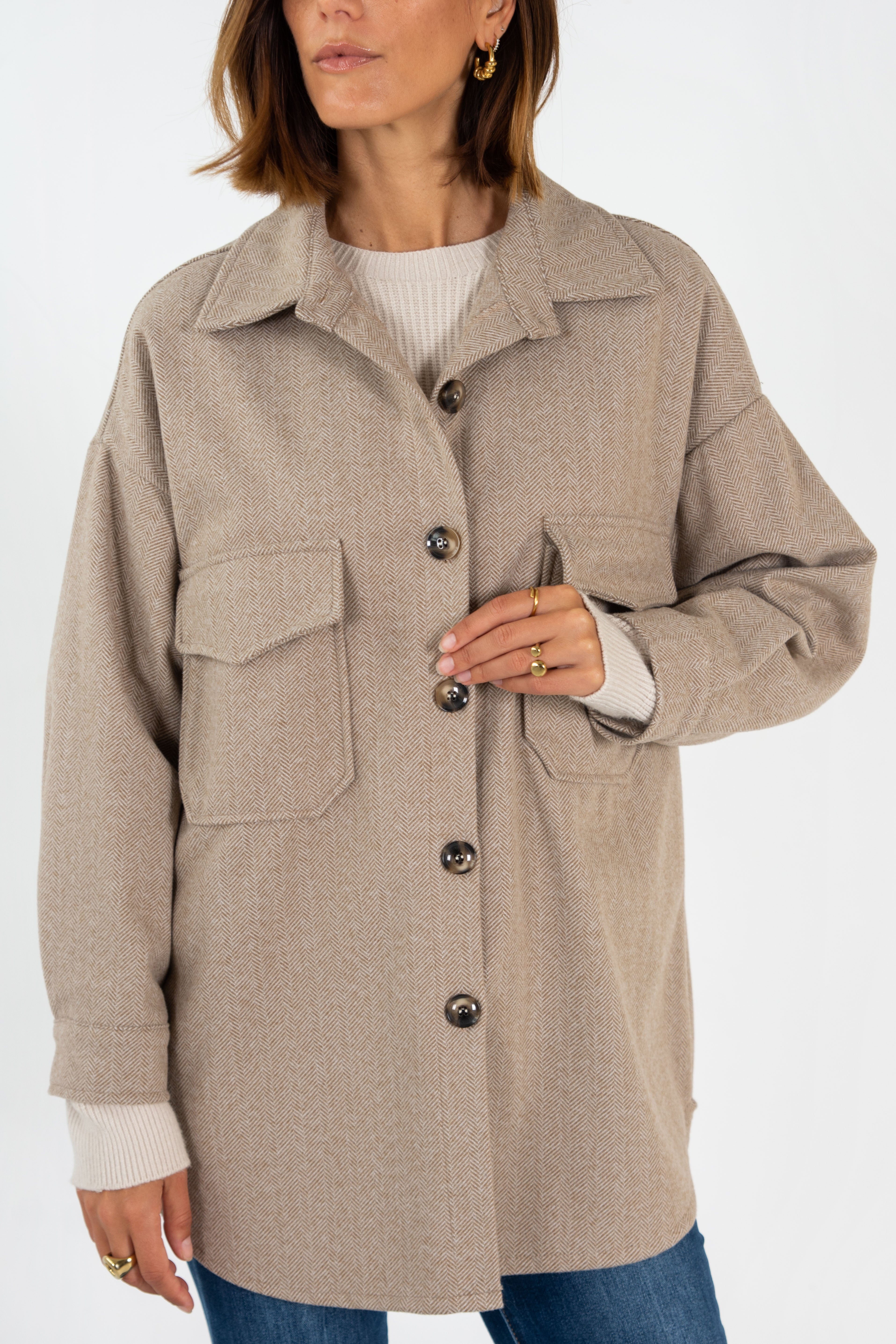 CHAQUETA ALEJANDRA // BEIGE