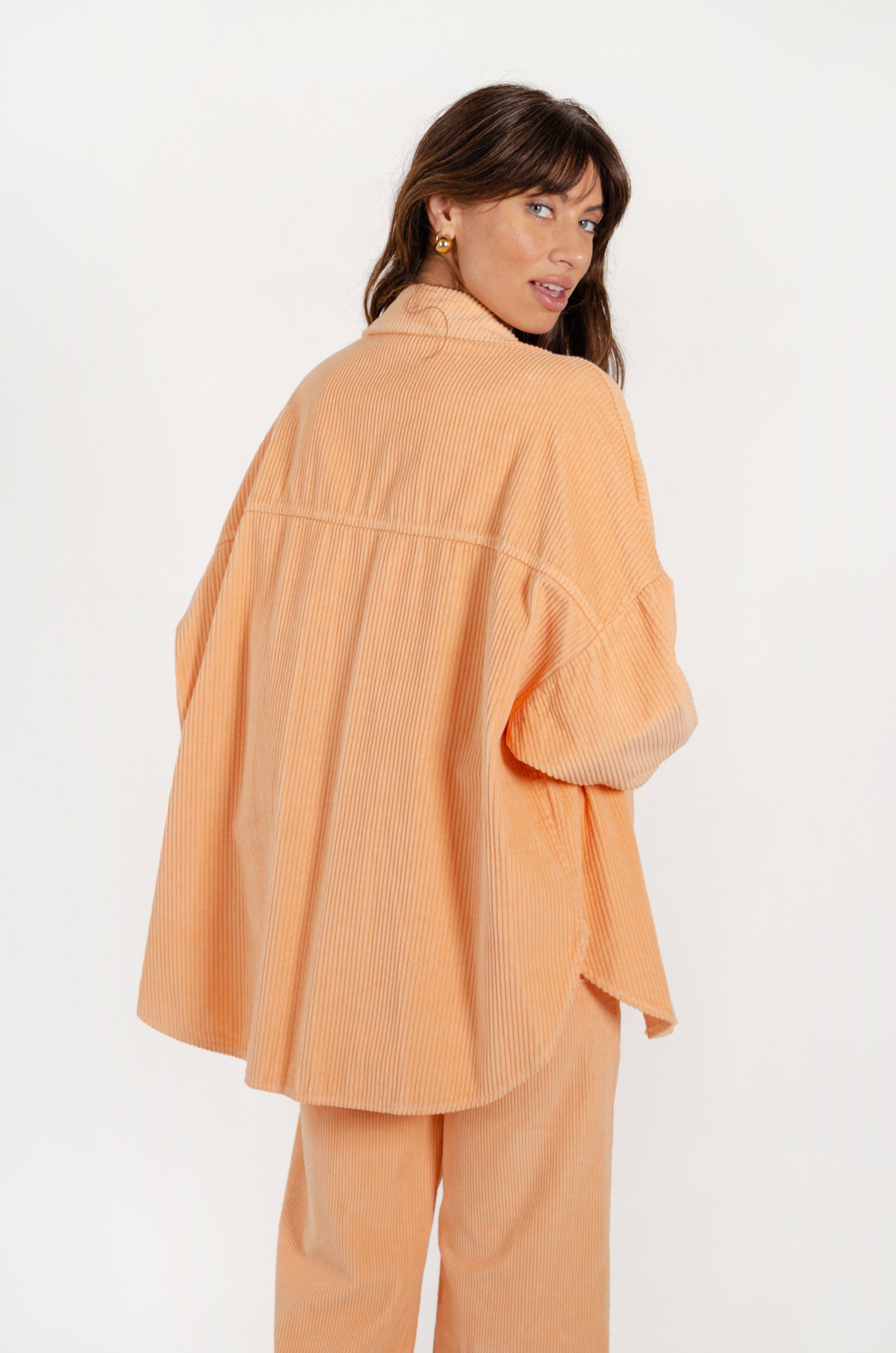 Peach on sale corduroy jacket