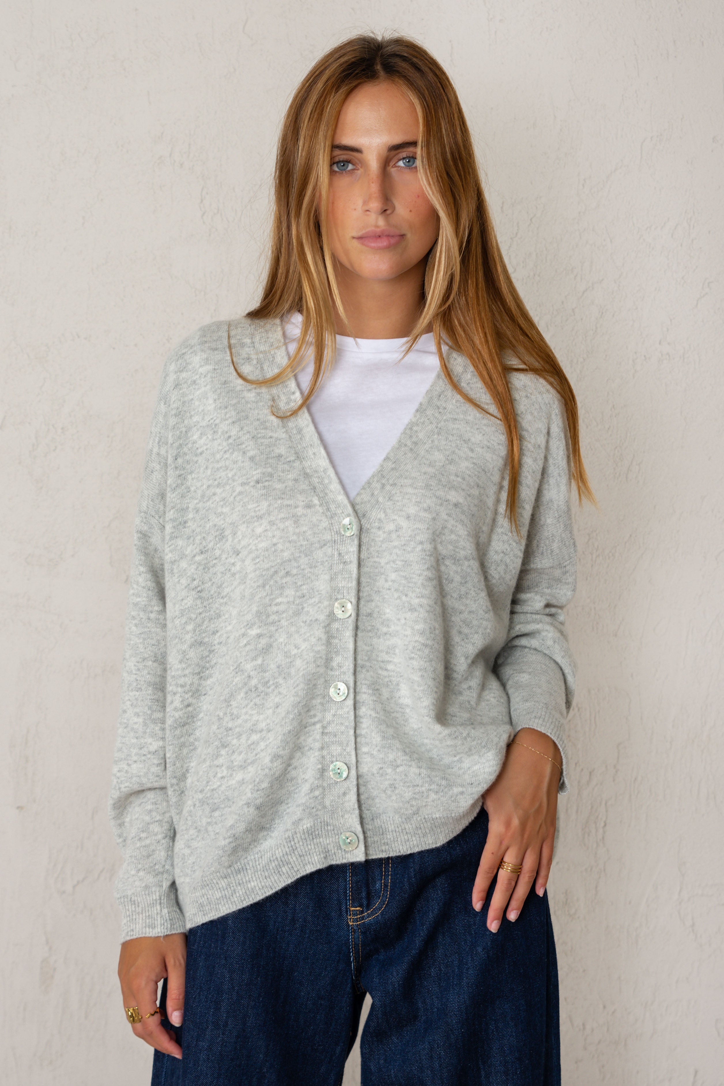 CHAQUETA CECILIA //  GRIS CLARO