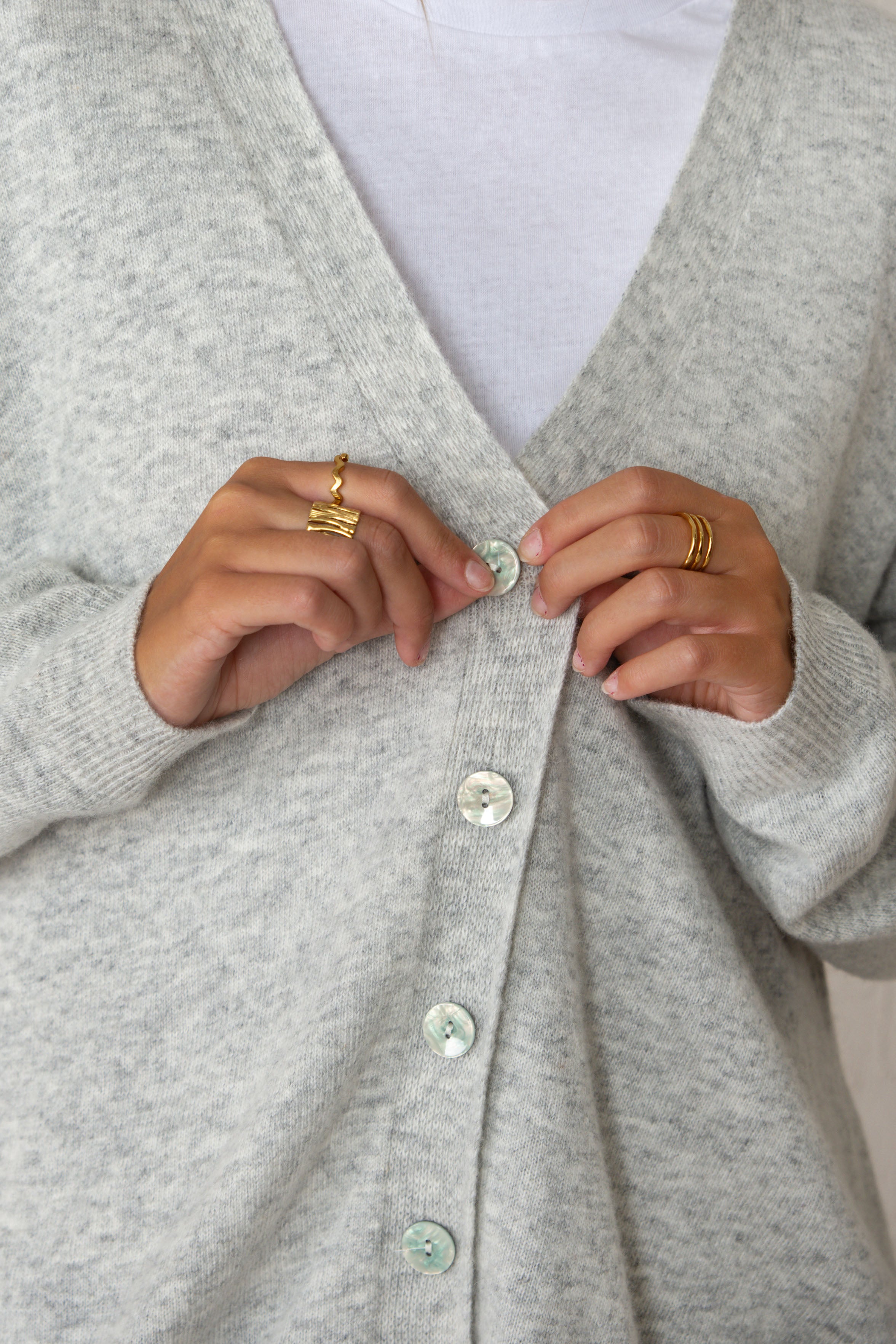 CHAQUETA CECILIA //  GRIS CLARO