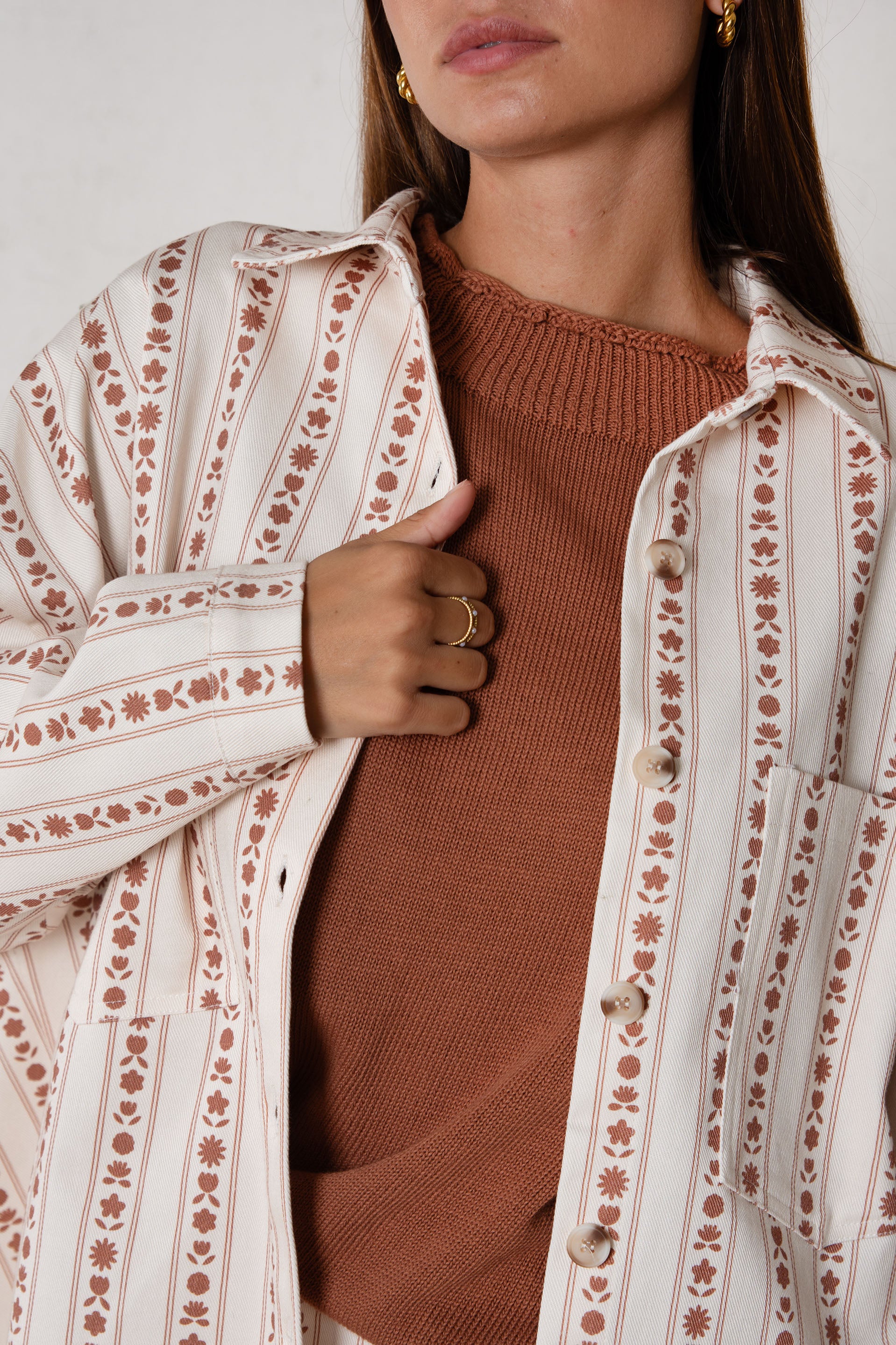 VESTE EN CARREAUX CELIA FLORES