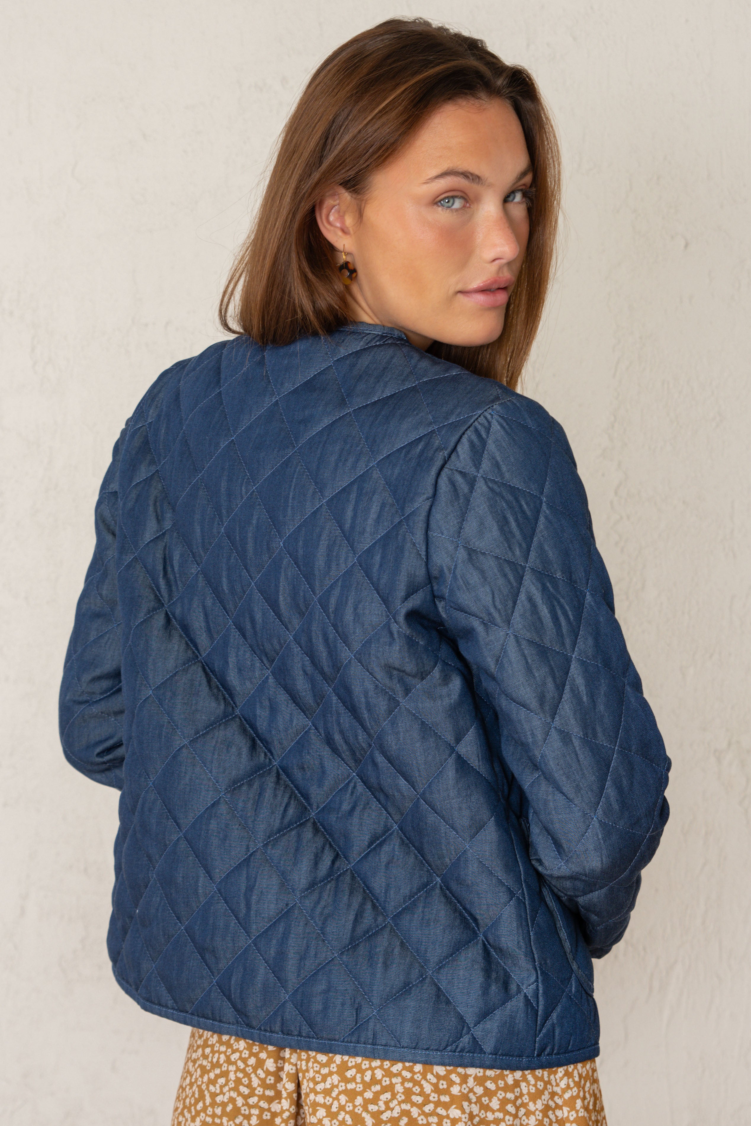 CHAQUETA DANIELA // DENIM OSCURO