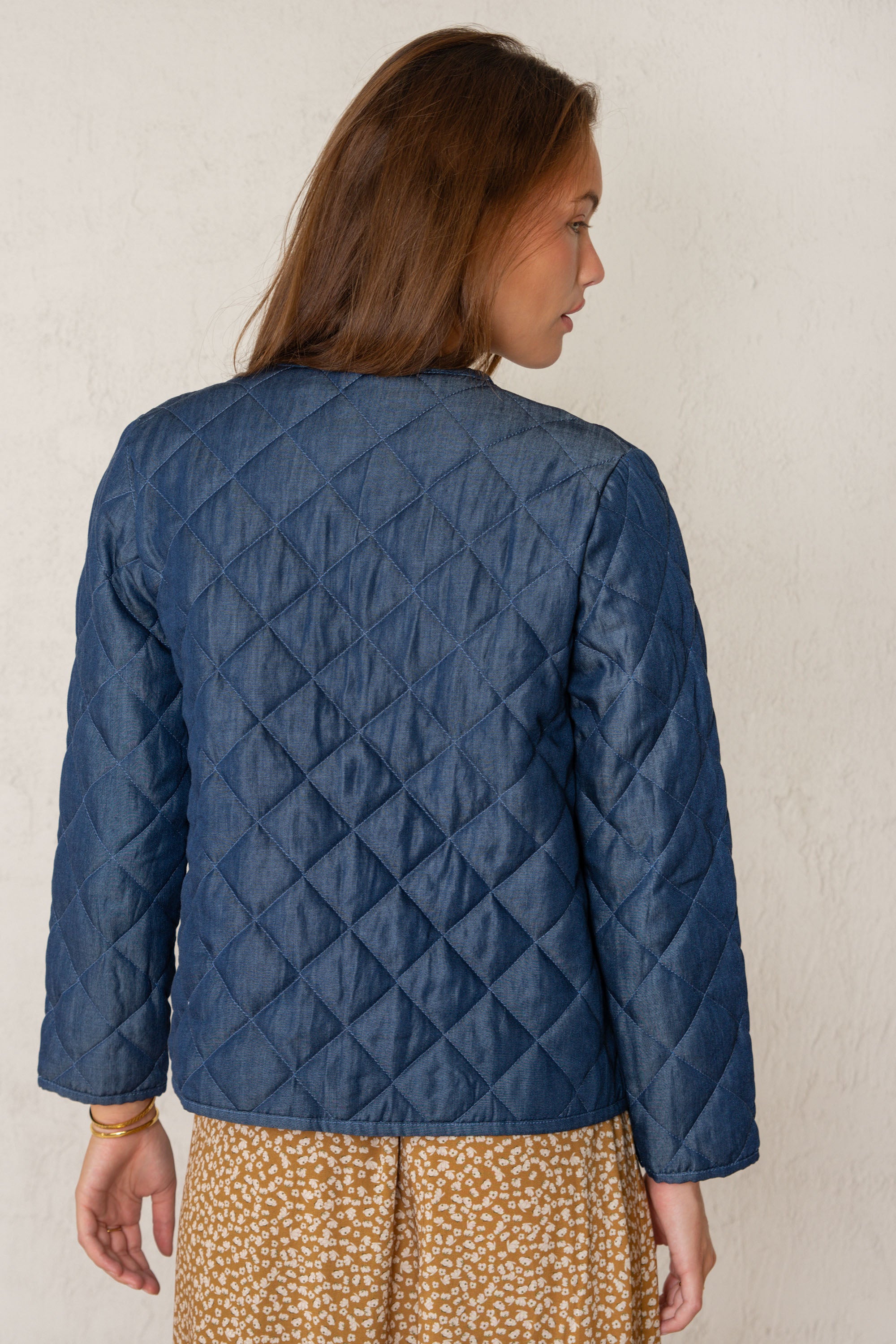 CHAQUETA DANIELA // DENIM OSCURO