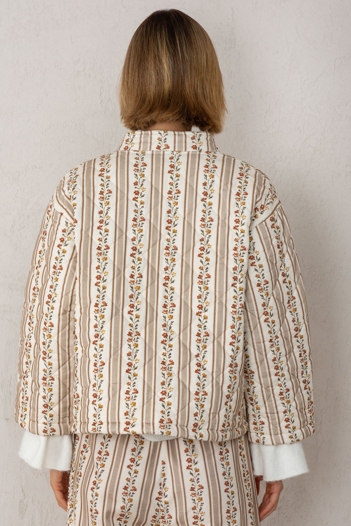 ALLEGRA JACKET // TOFFEE FLOWERS
