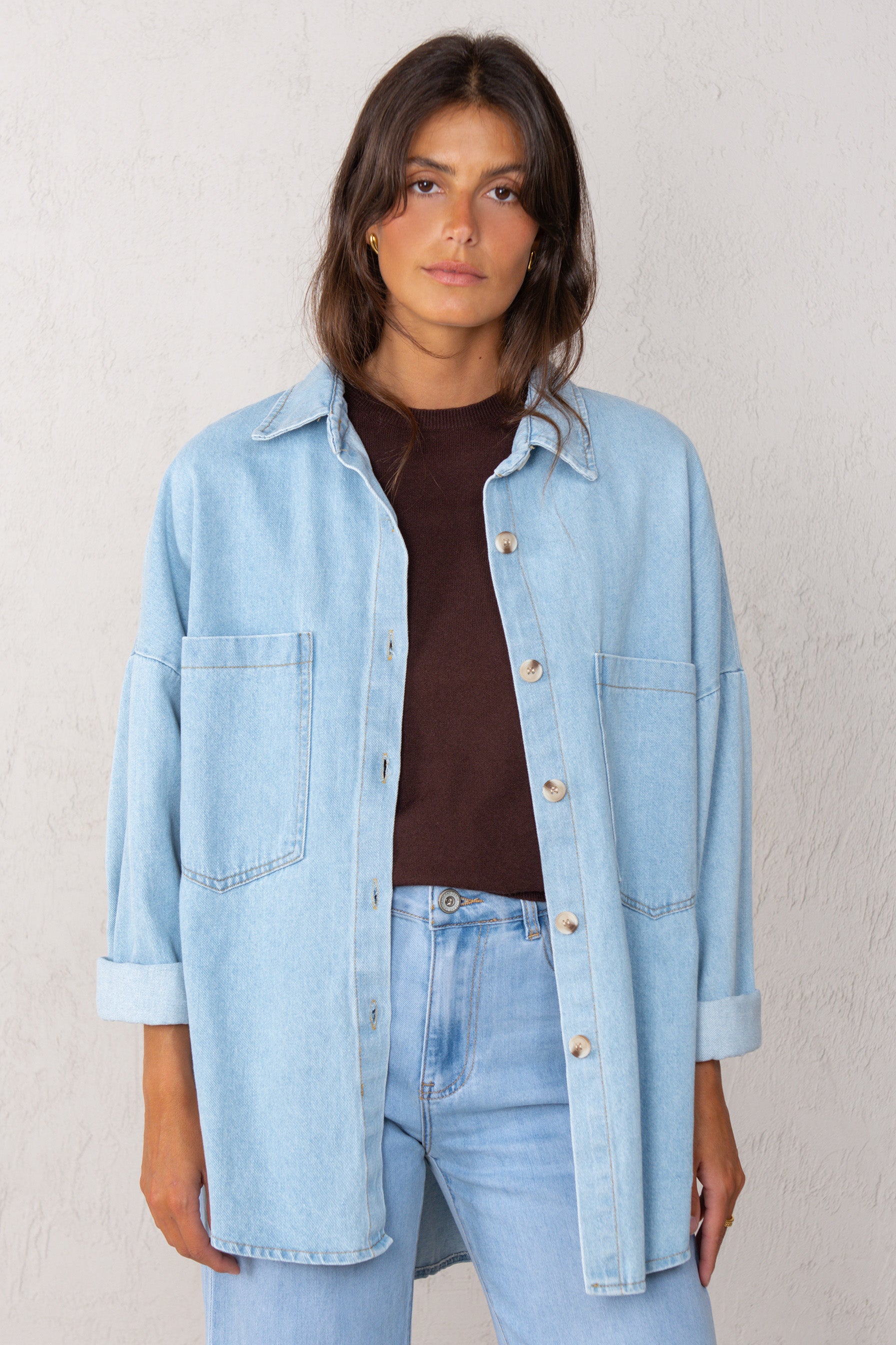 CELIA JACKET // LIGHT DENIM