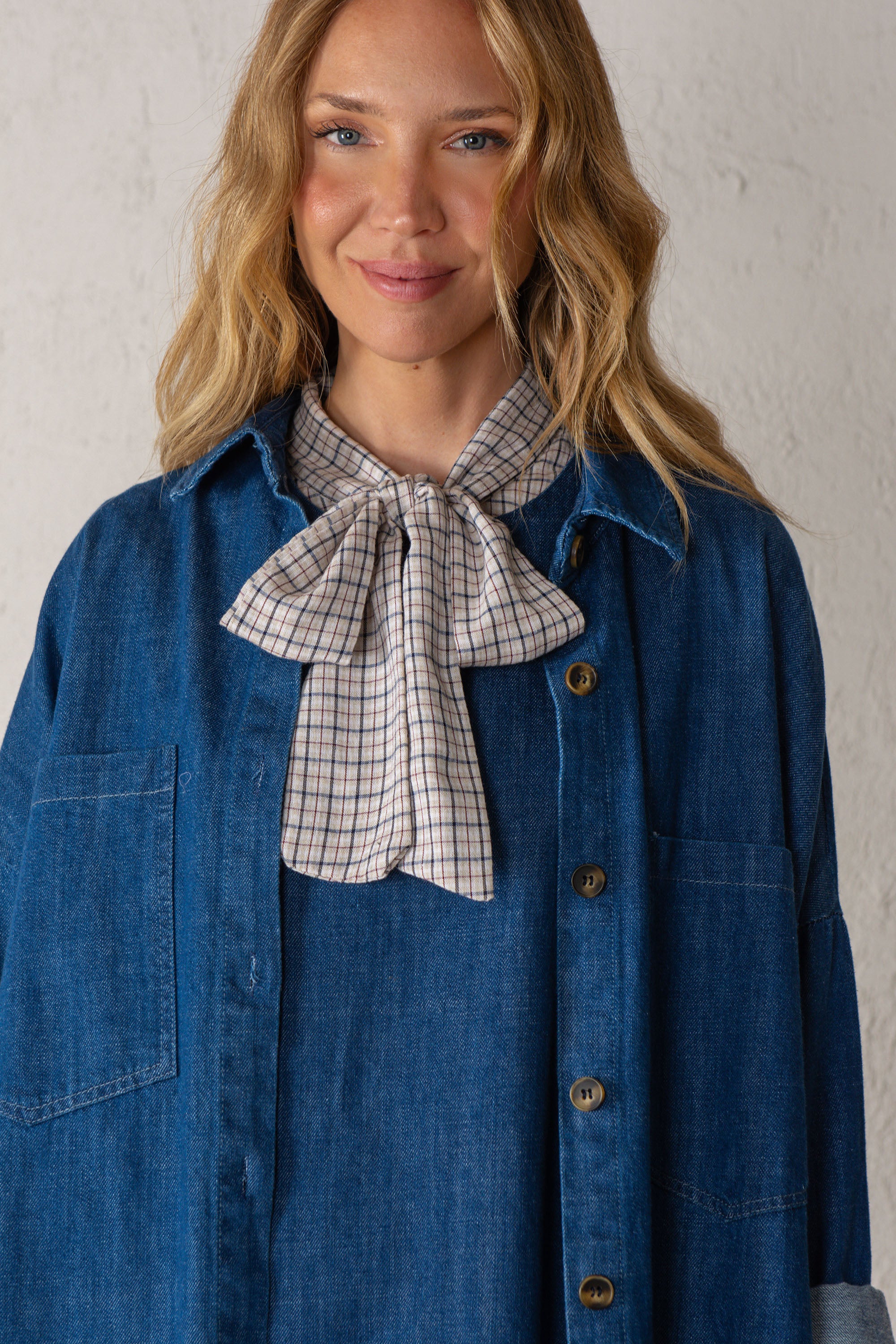 CHAQUETA CELIA // DENIM MEDIO