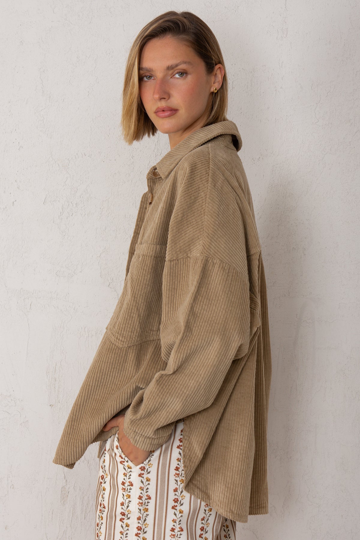 CHAQUETA CELIA // PANA MARRÓN