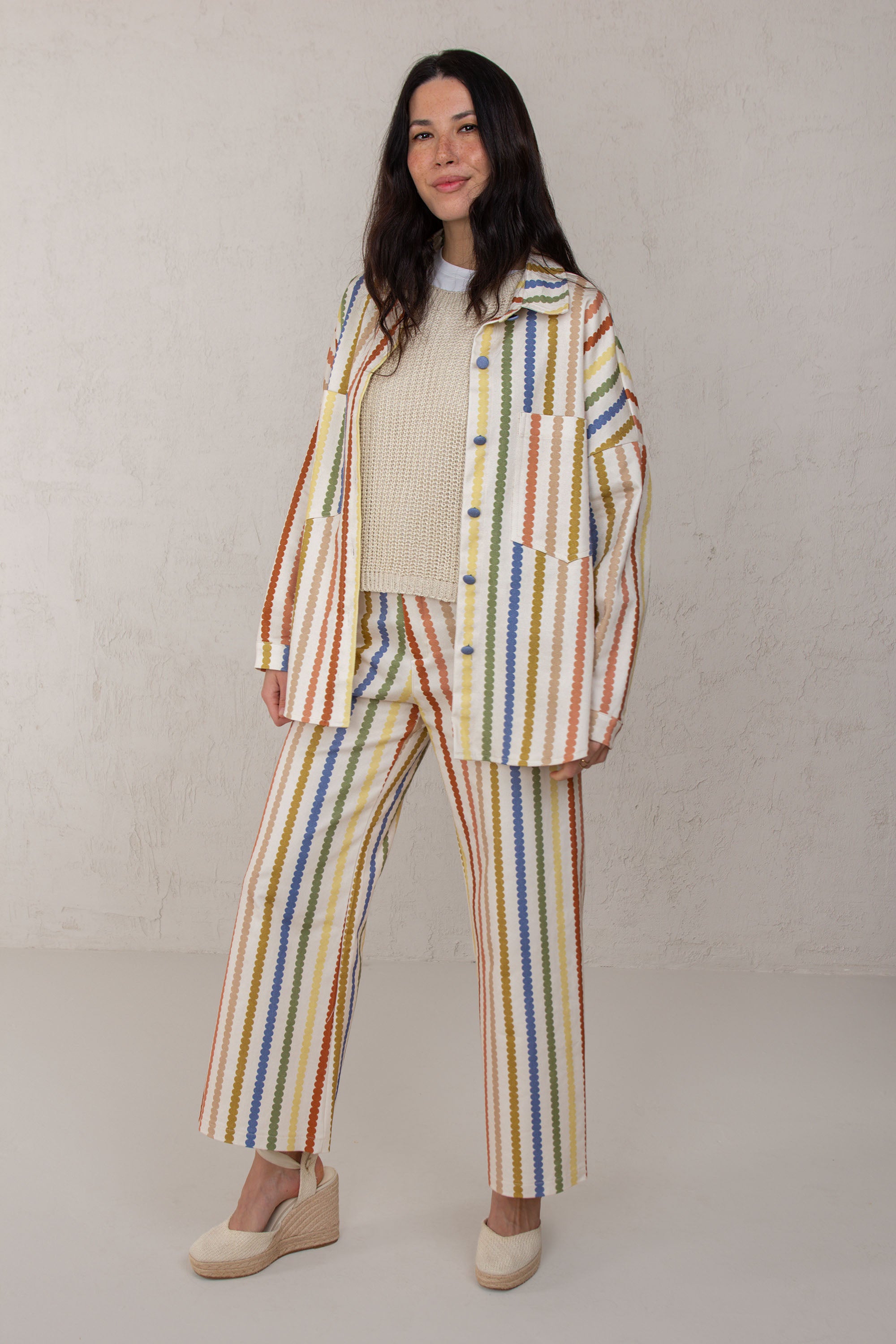 CHAQUETA CELIA // RAYAS DE COLORES