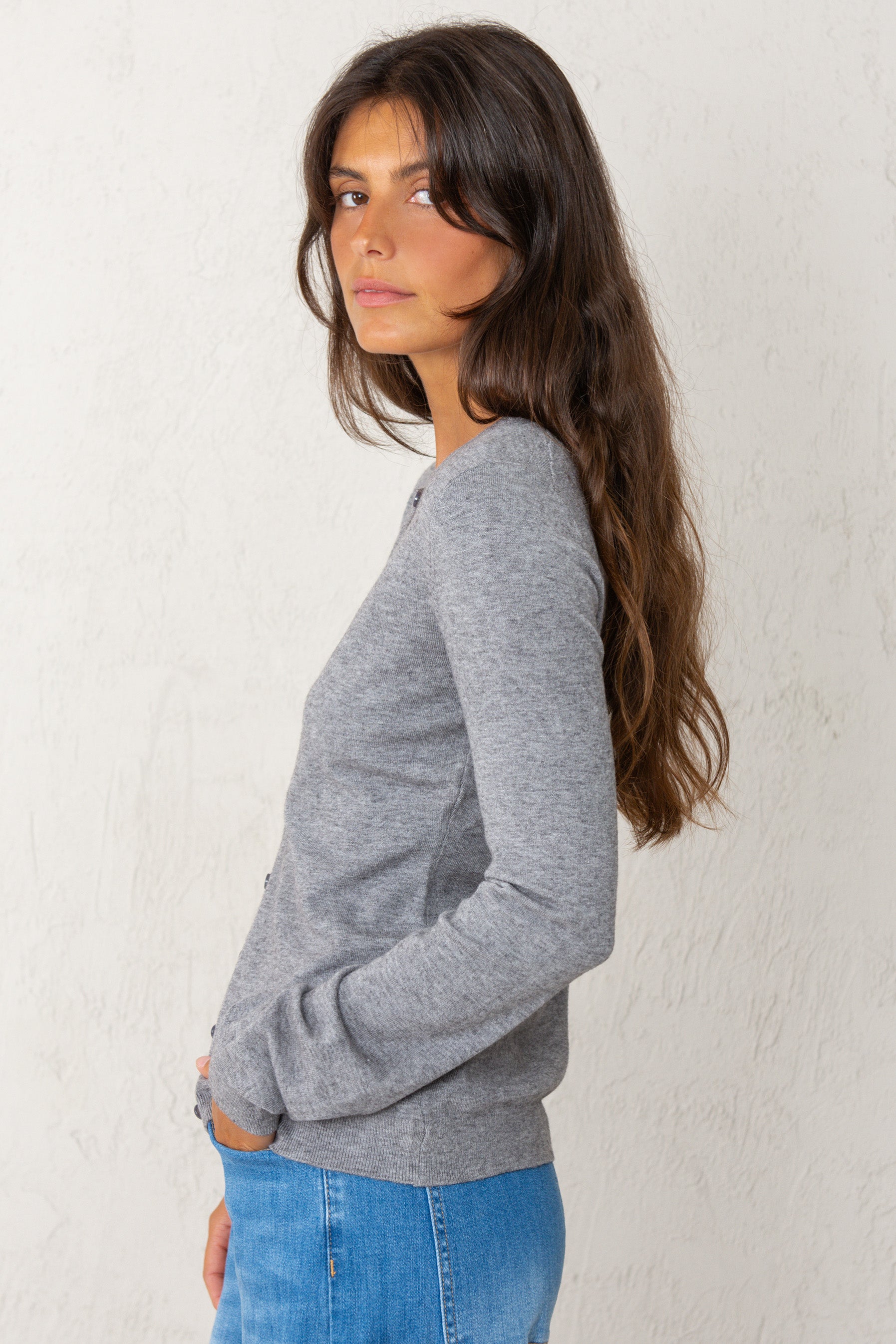 CHAQUETA PAZ // GRIS