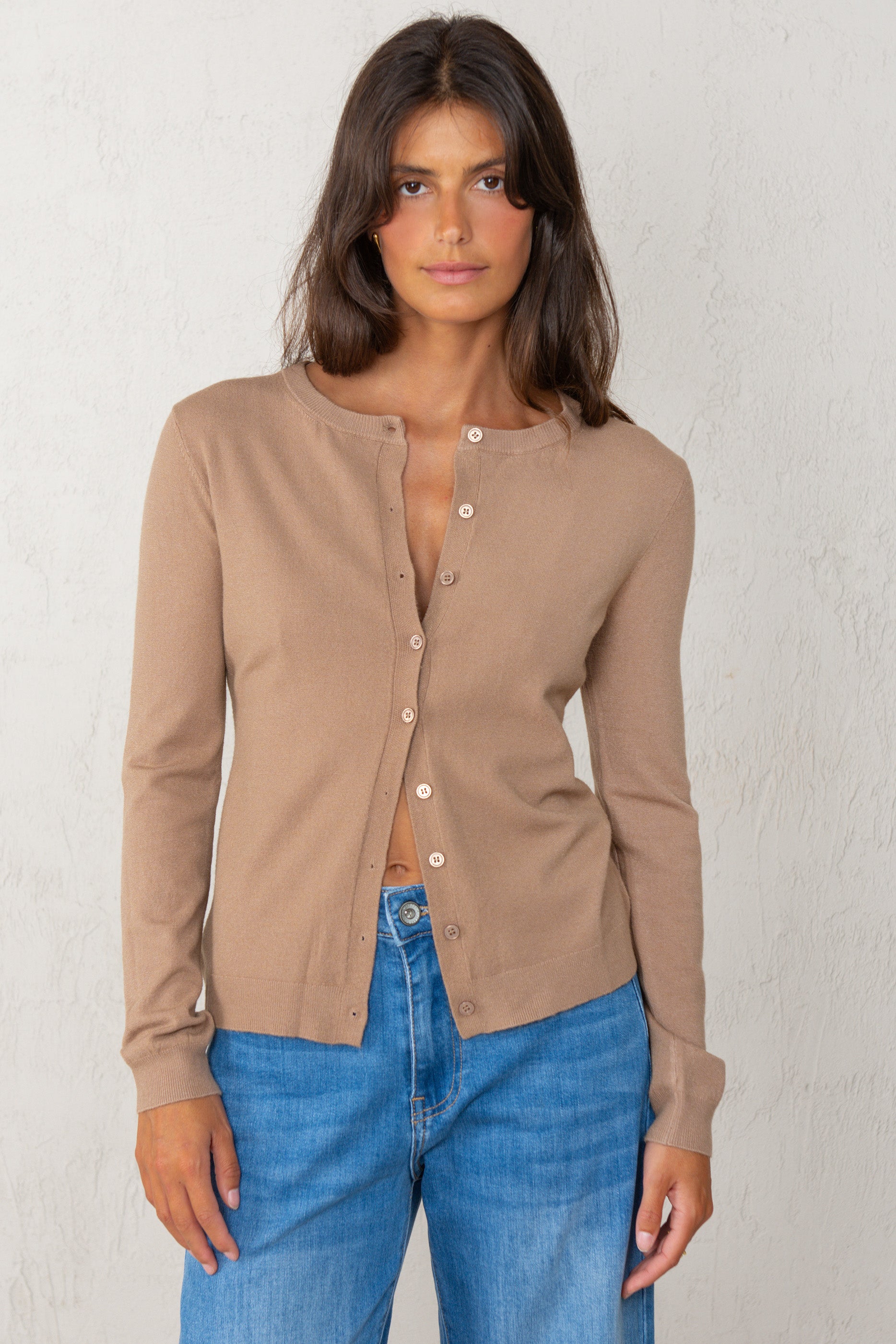 PAZ CARDIGAN // CAMEL