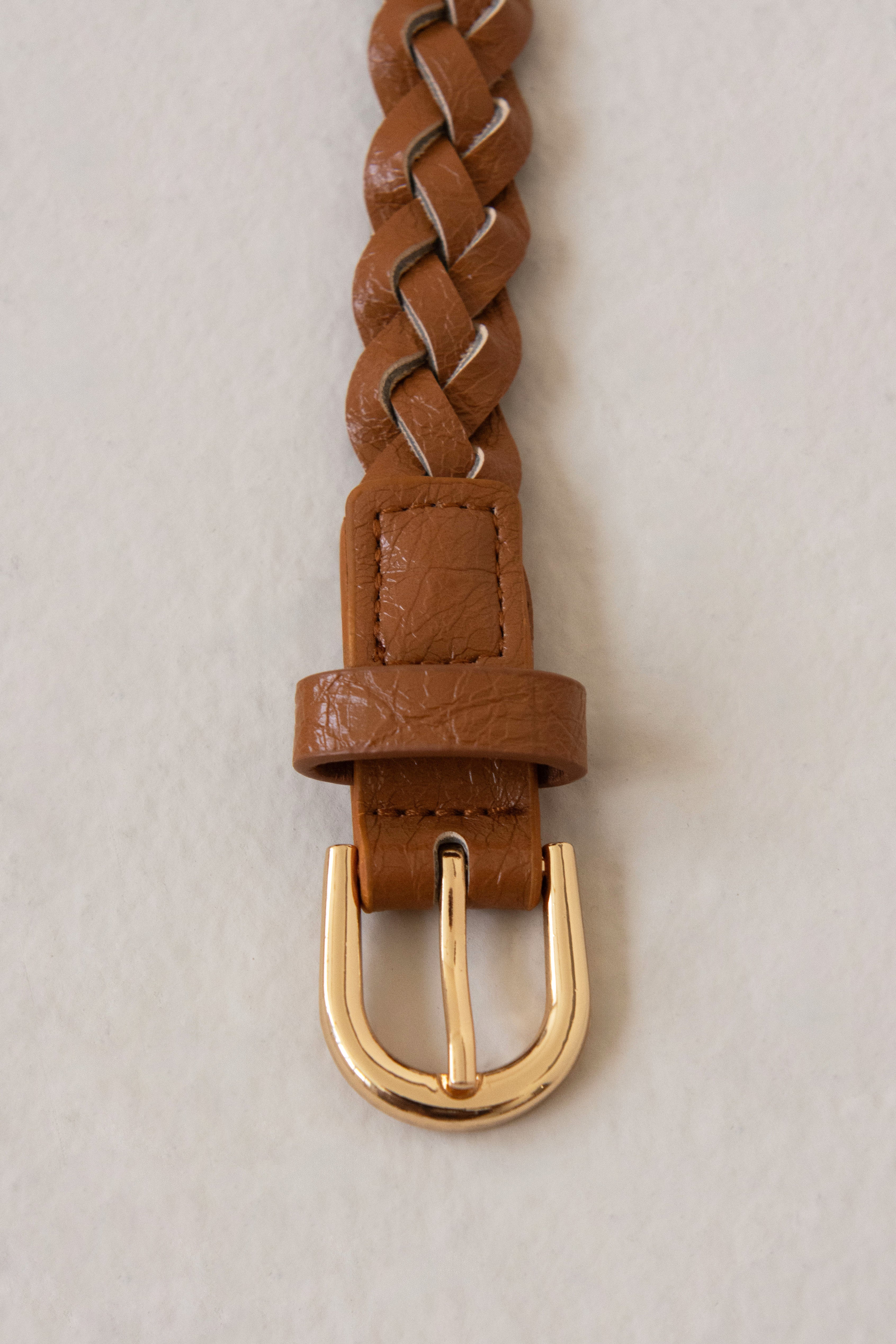 CEINTURE MARRON CLAIR AVRIL