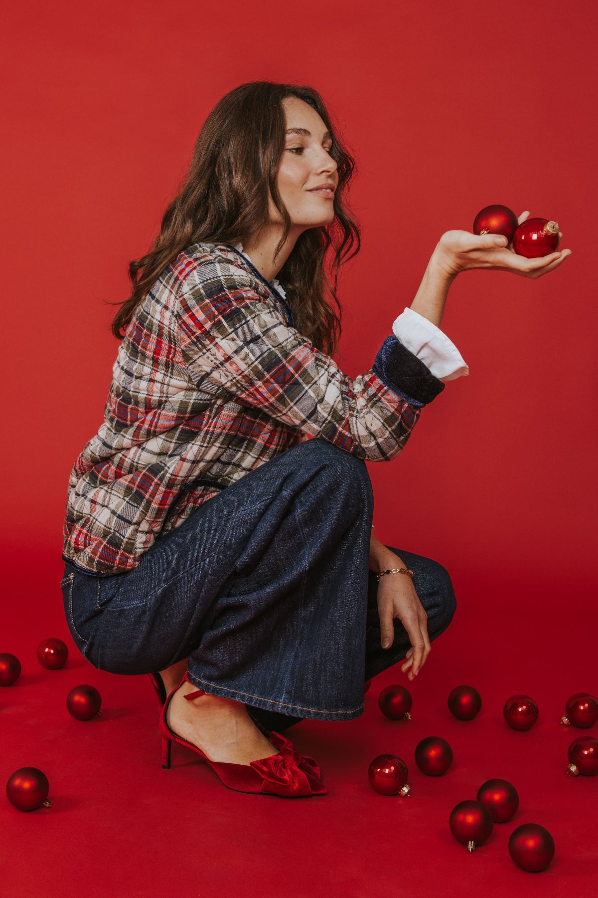 CHAQUETA DANIELA // CUADROS ESCOCESES