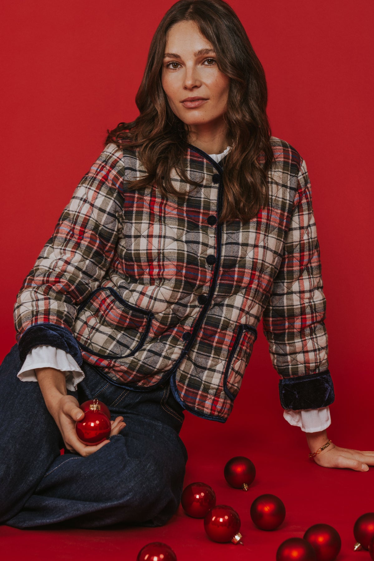 CHAQUETA DANIELA // CUADROS ESCOCESES