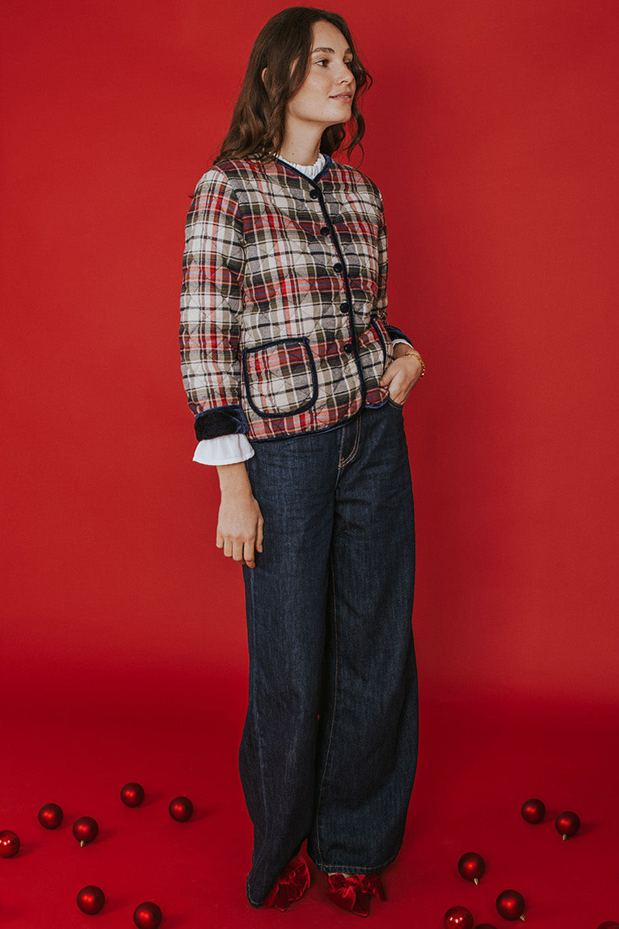 CHAQUETA DANIELA // CUADROS ESCOCESES