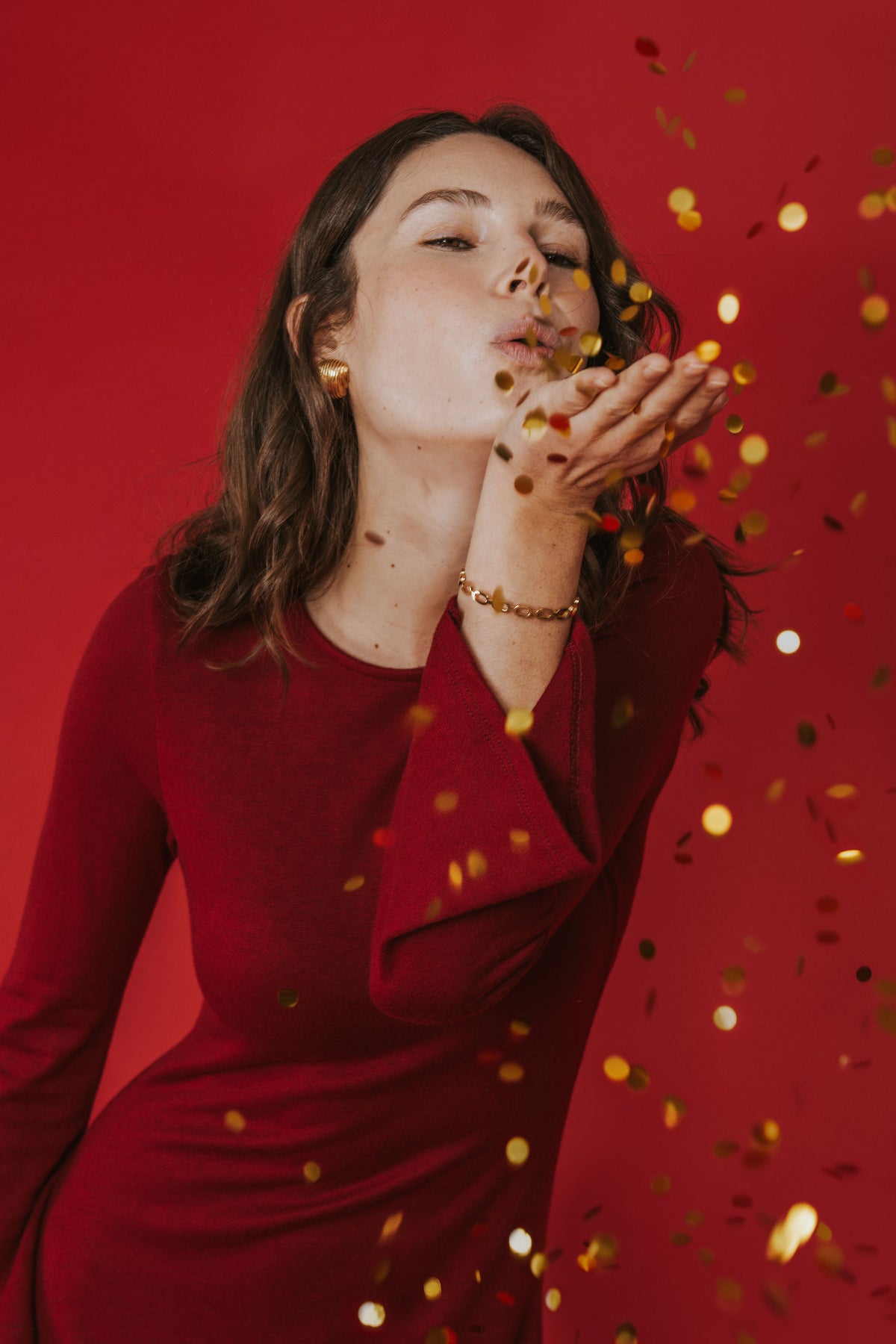 VESTIDO BELLA // GRANATE