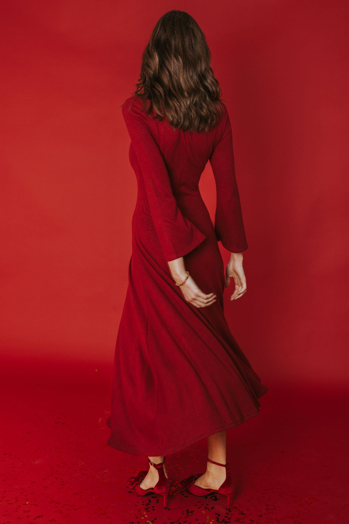 VESTIDO ISABELLA // GRANATE