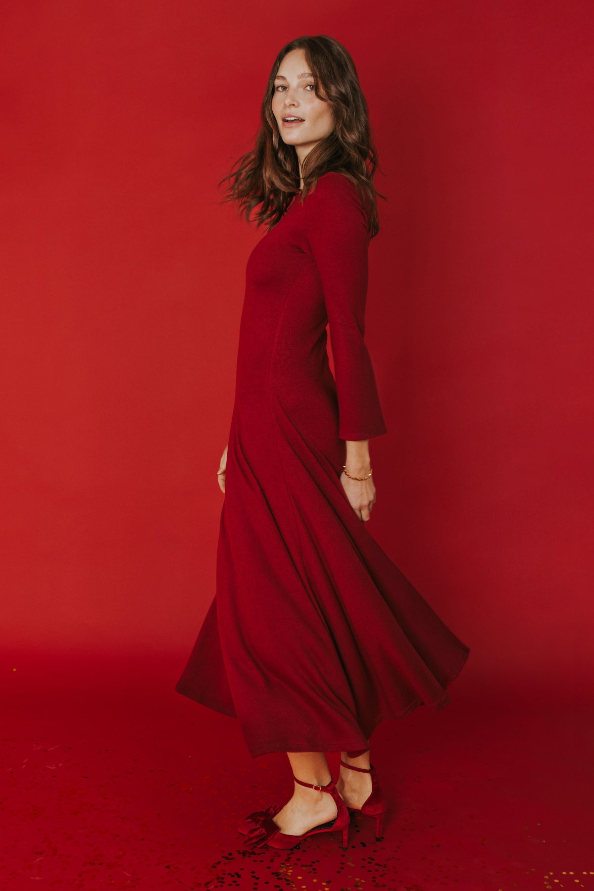 VESTIDO ISABELLA // GRANATE