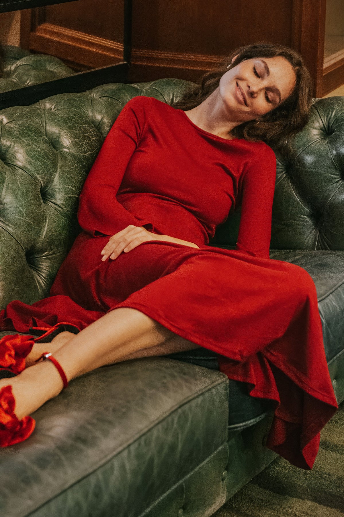 VESTIDO ISABELLA // GRANATE