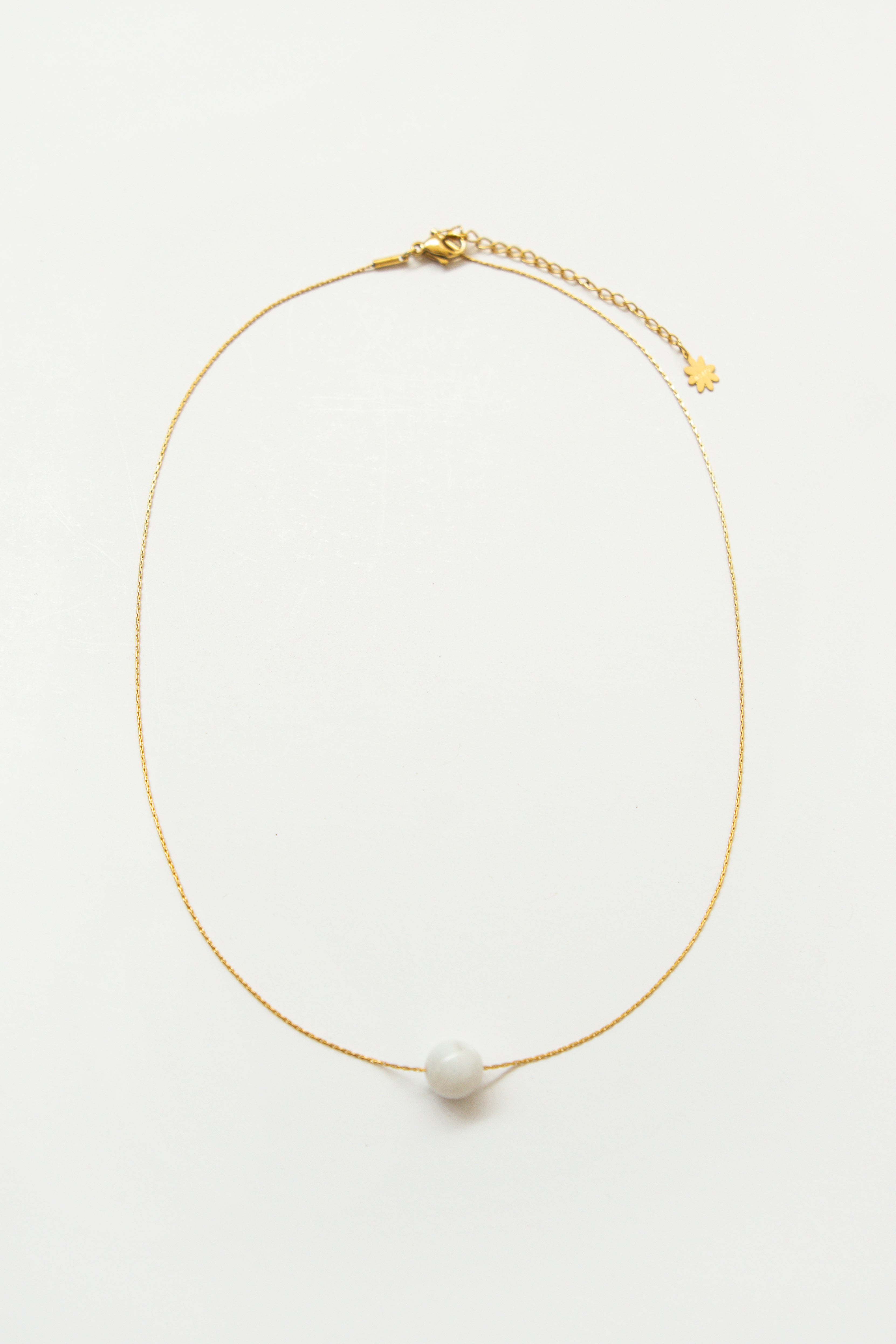 SPHERE NECKLACE // WHITE