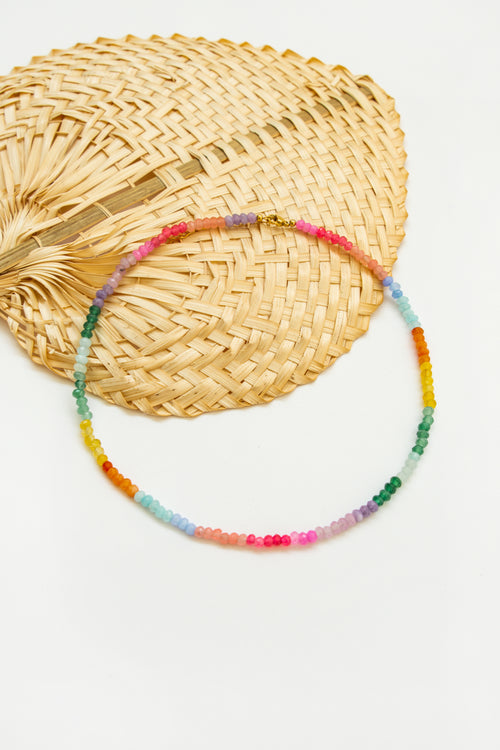 MULTICOLOR BEADS NECKLACE image 1