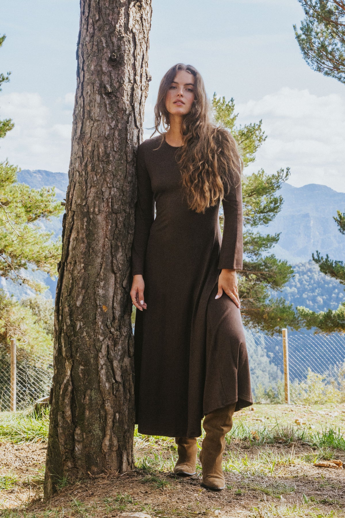 VESTIDO ISABELLA // MARRÓN