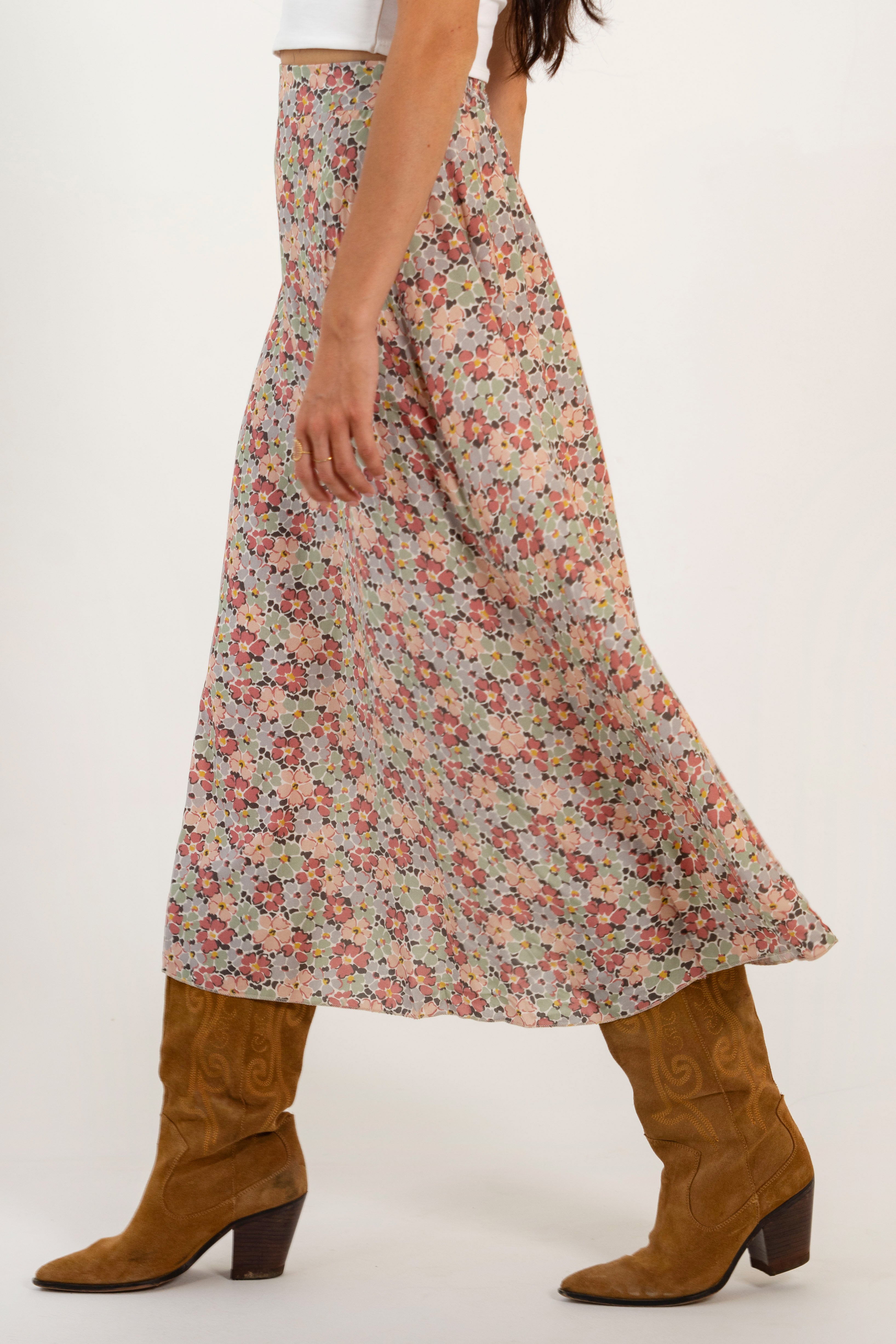 CARLA SKIRT // AUTUMN FLOWERS