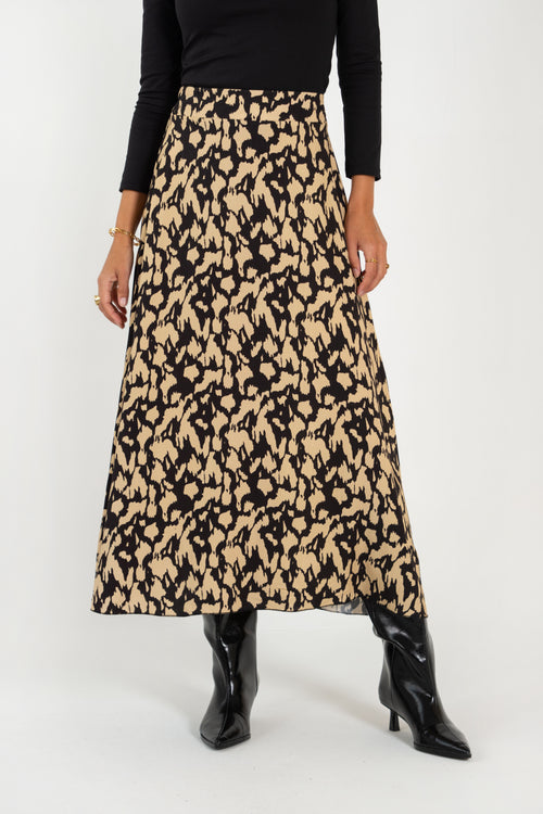 CARLA SKIRT // BLACK PRINT image 1