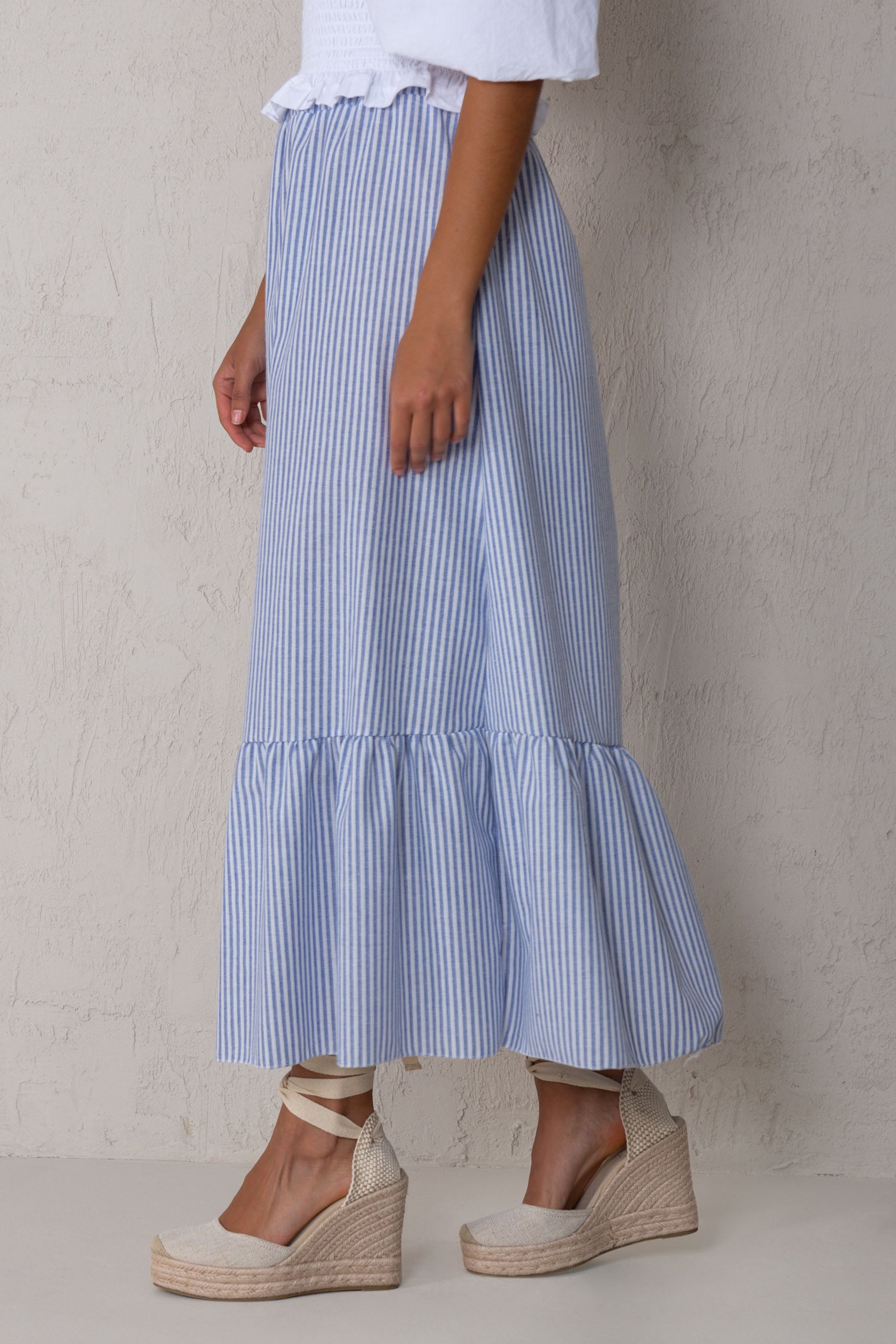 FALDA ALLEGRA // RAYAS MARINERAS