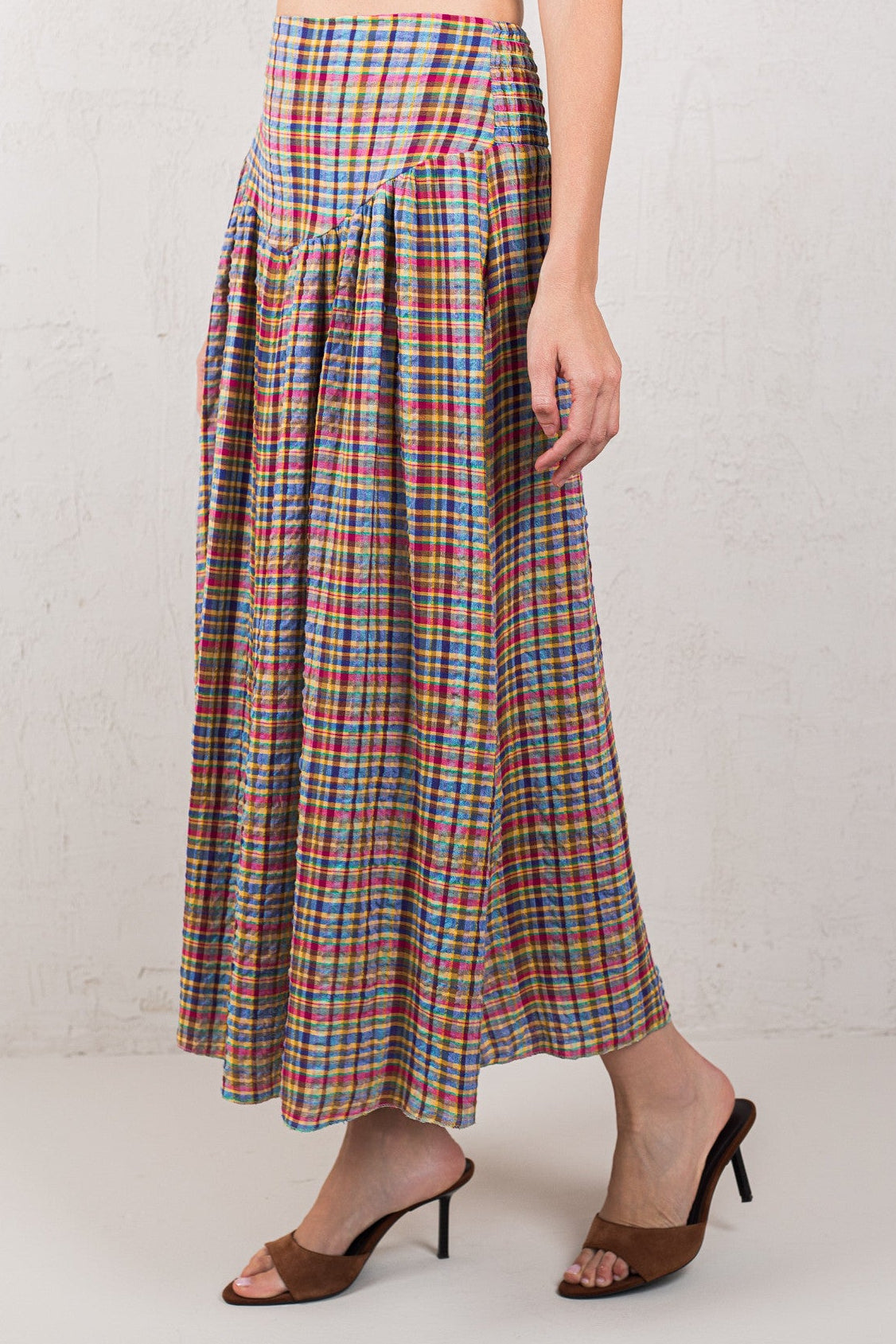 FALDA TERESA // TARTÁN MULTICOLOR