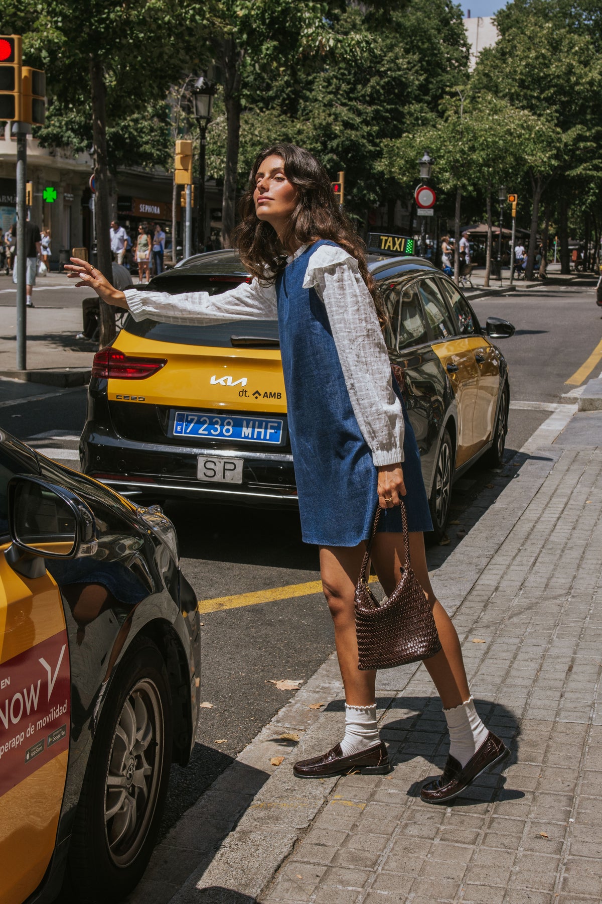 VESTIDO GALA // DENIM MEDIO
