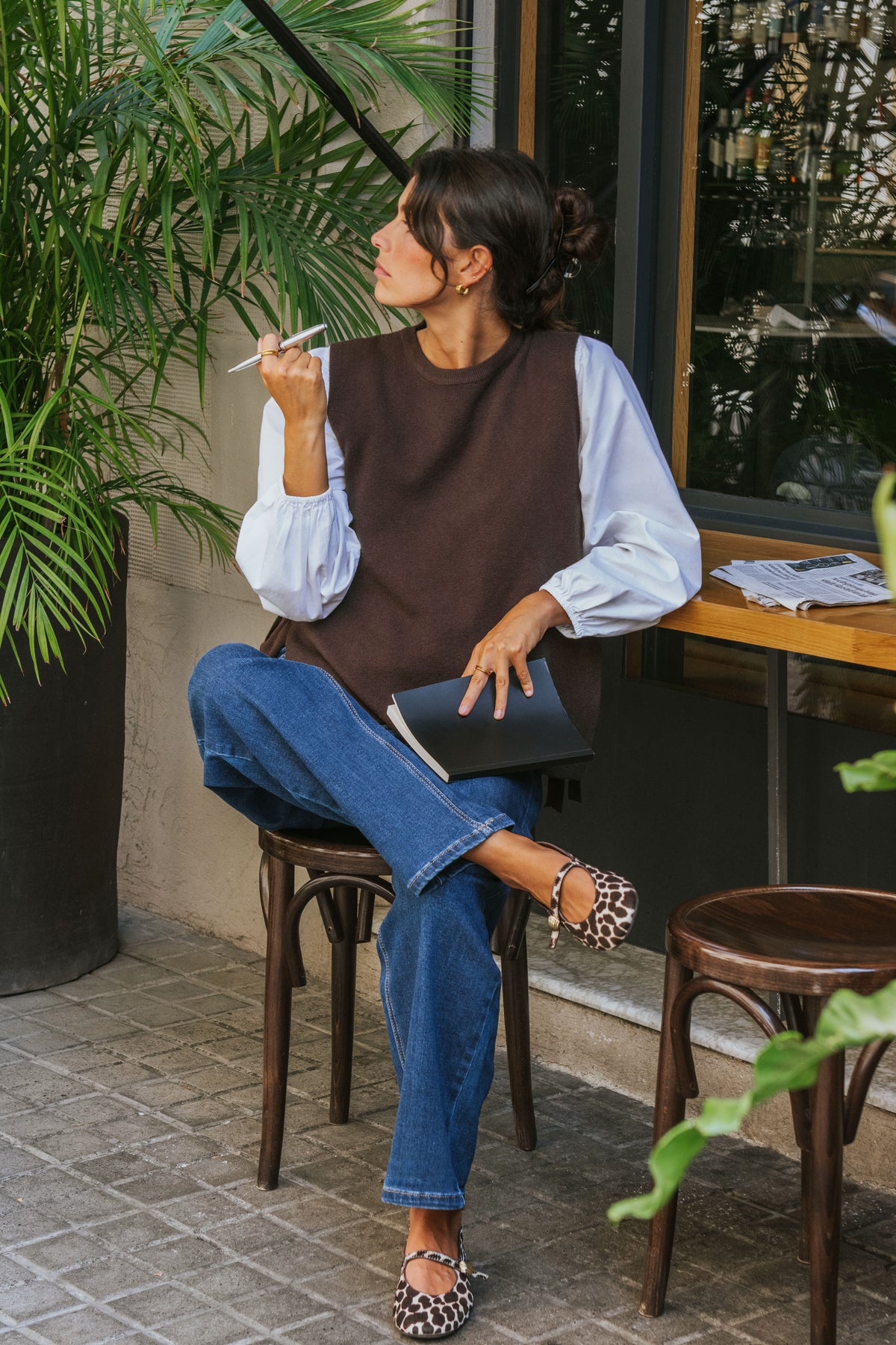 CHALECO JULIETA // MARRÓN