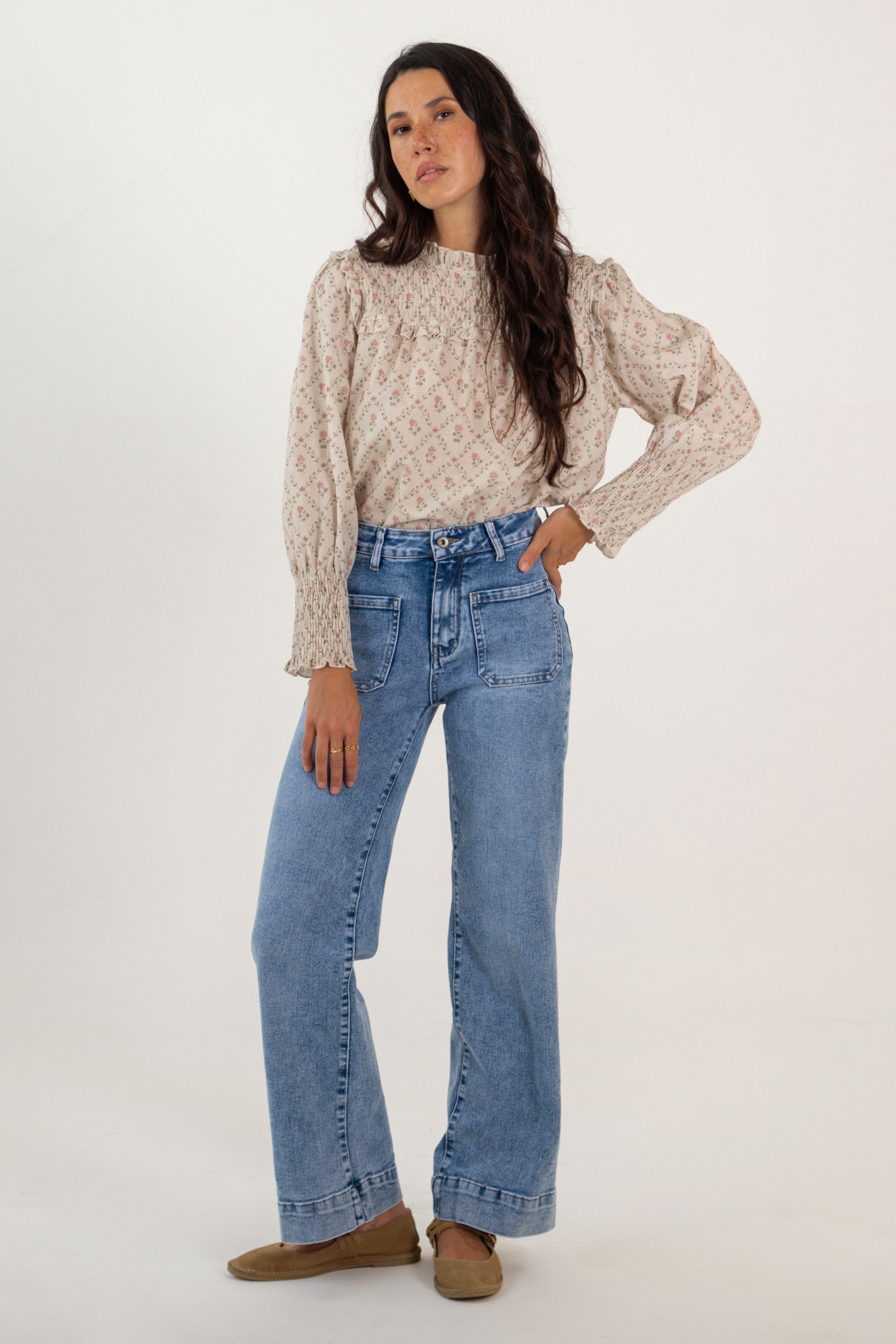 JEANS CLAUDIA // DENIM MEDIO