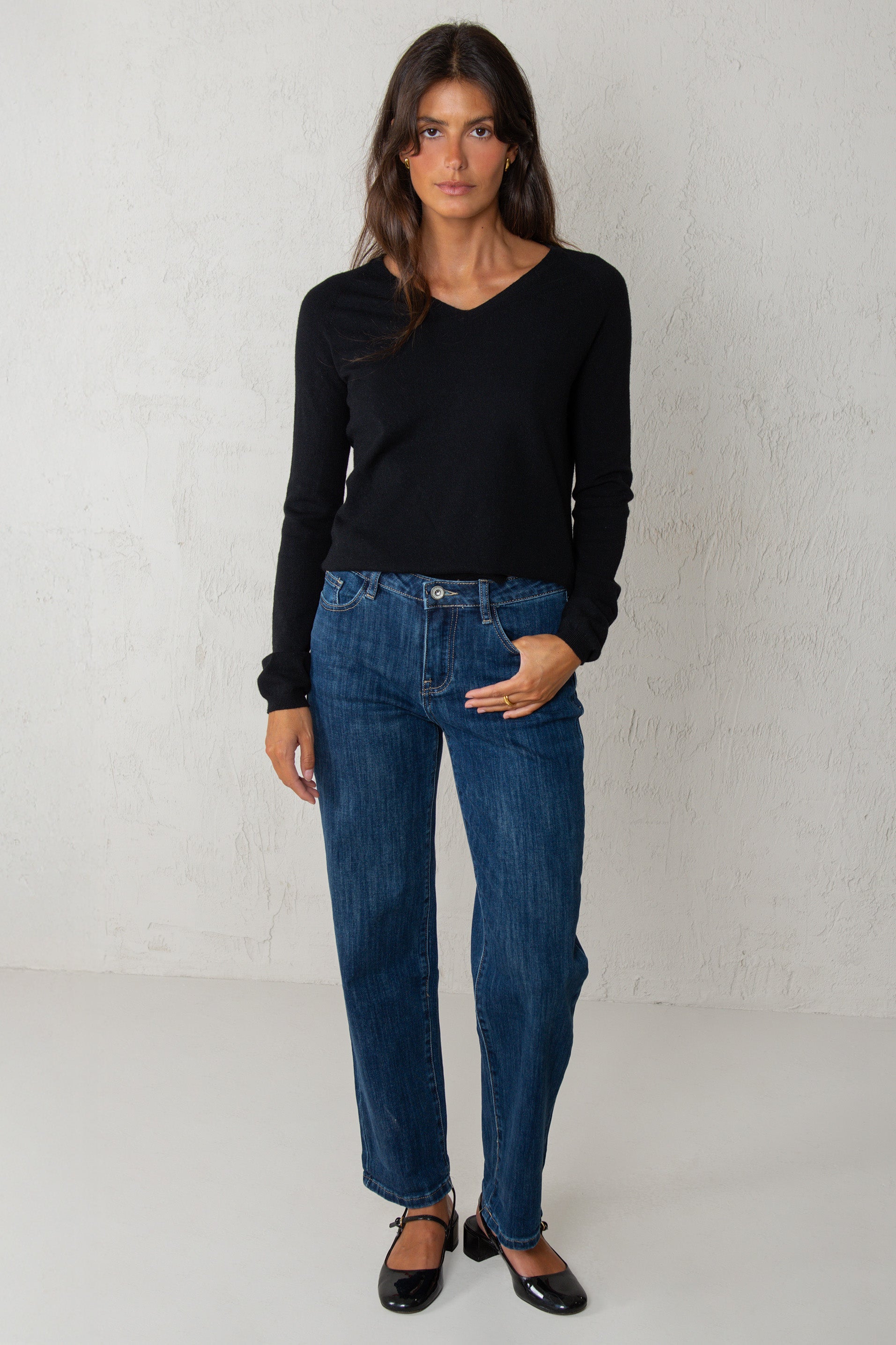 MARTHA JEANS // DARK DENIM