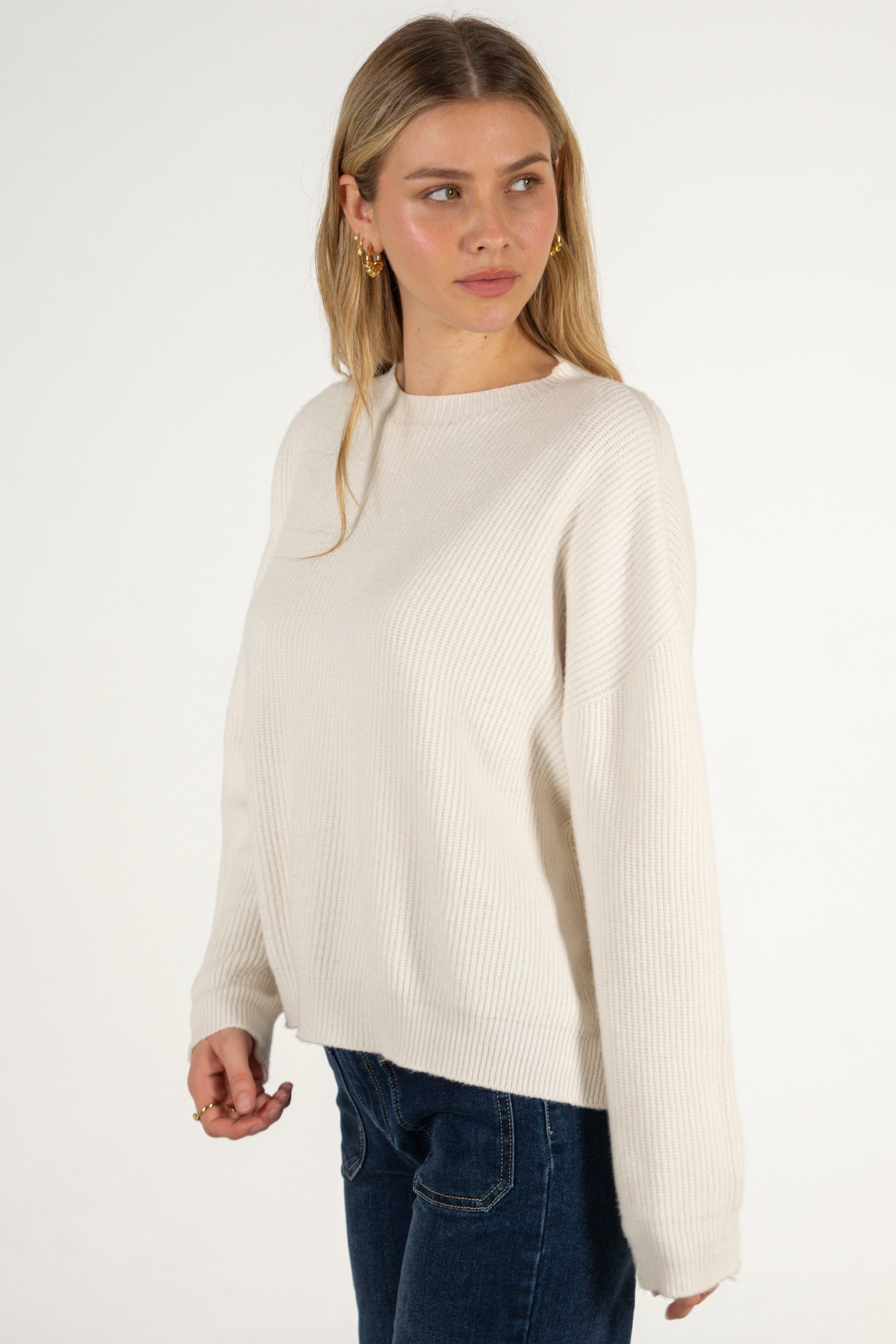 OLIVIA SWEATER // ECRU