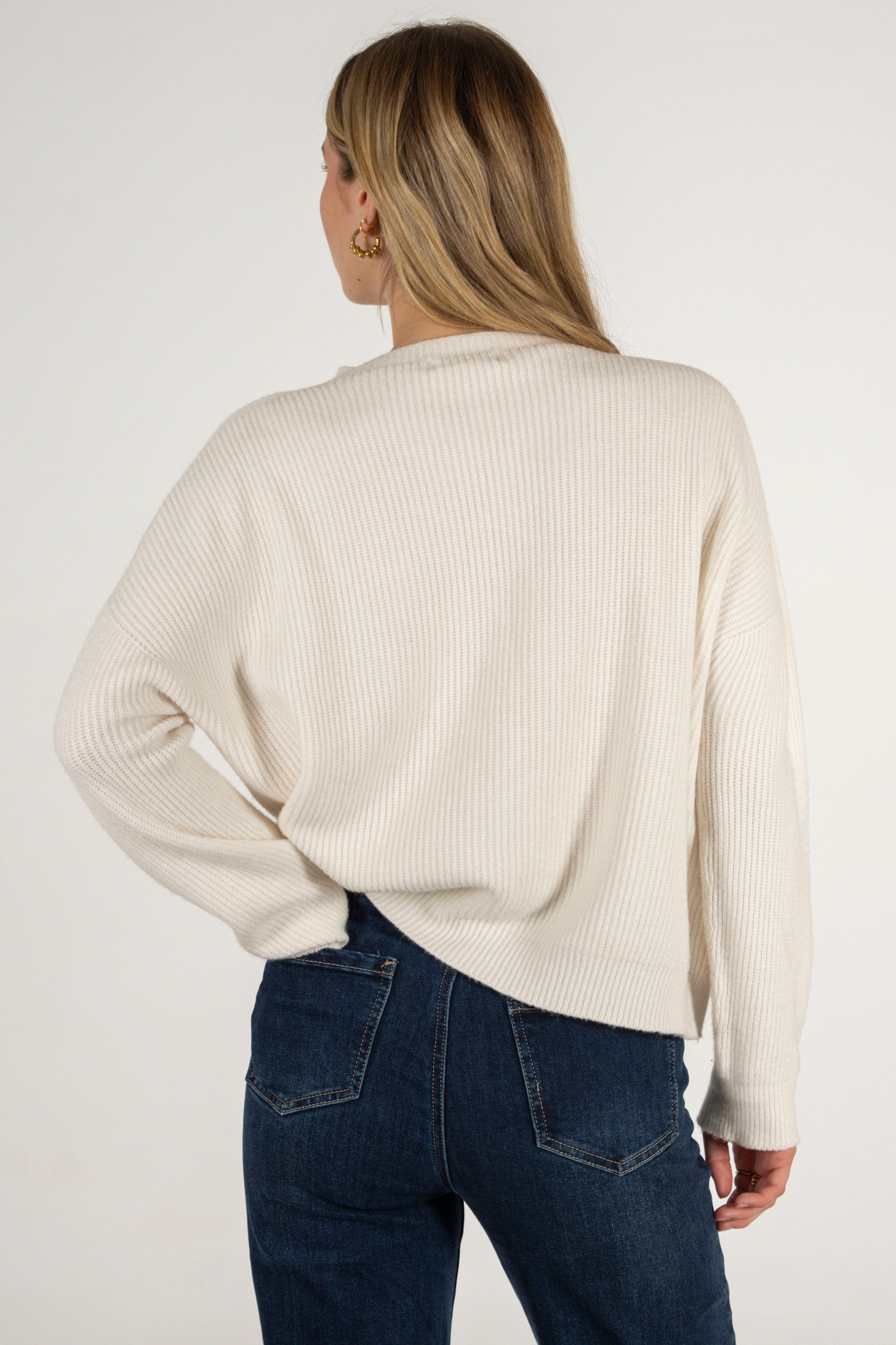 OLIVIA SWEATER // ECRU