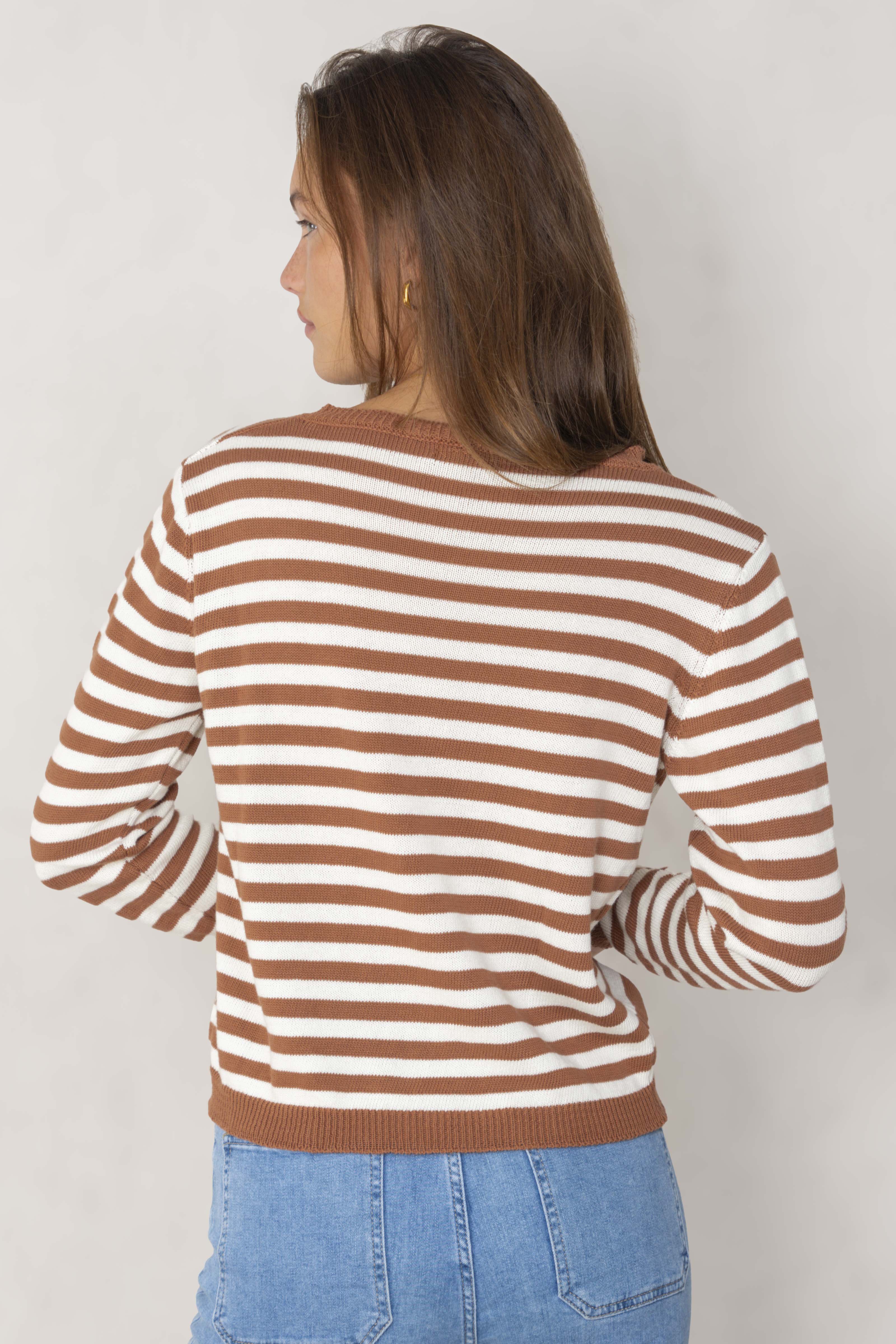 ALBA JERSEY // TERRACOTTA STRIPES