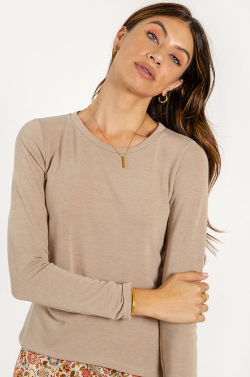 LILIANA SWEATER // BEIGE image 1