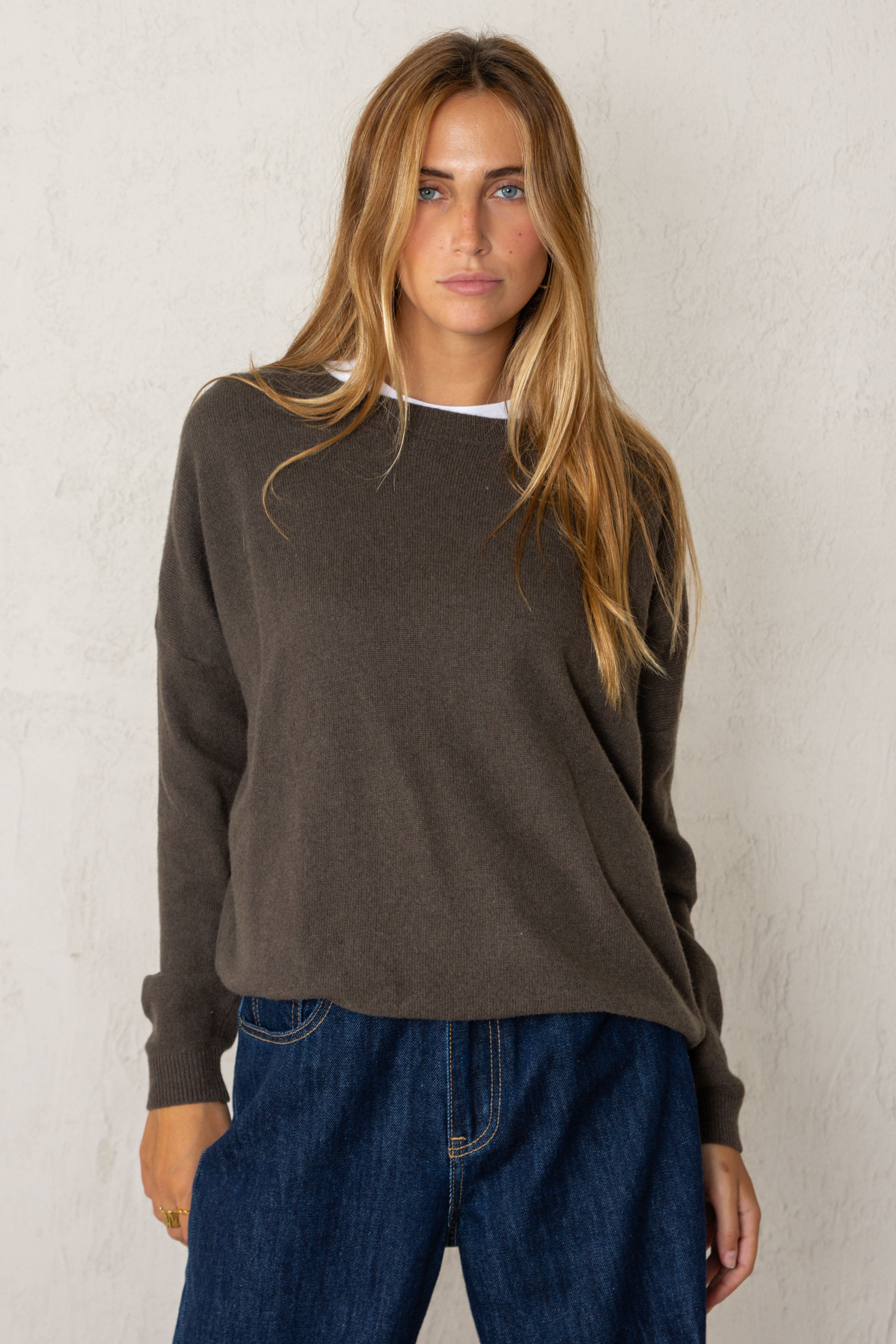 JERSEY PÍA // MARRÓN OSCURO