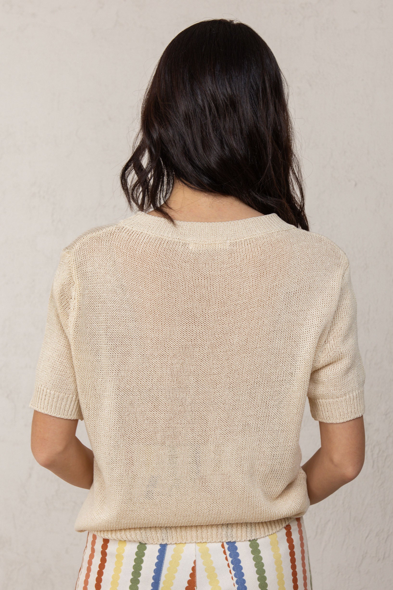 JERSEY FLORA // BEIGE